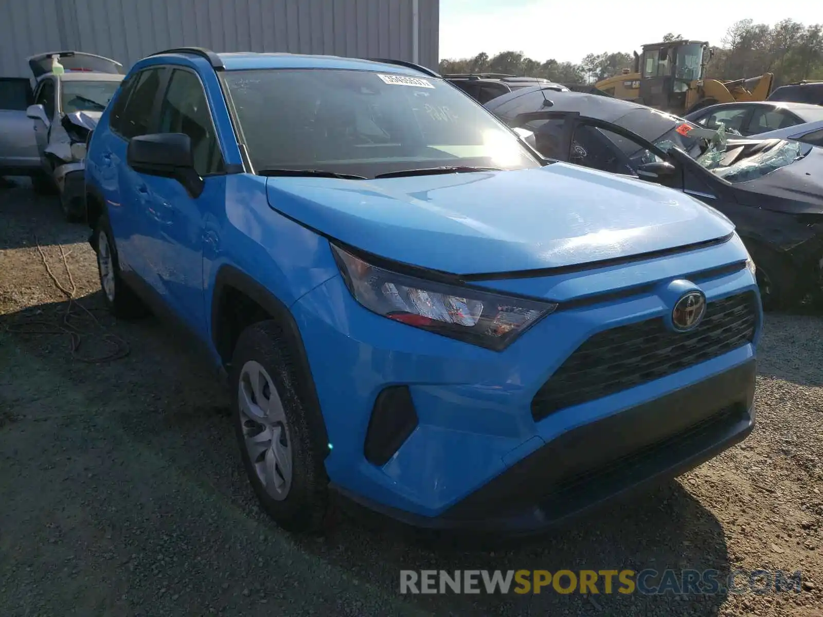 1 Photograph of a damaged car JTMF1RFV3KD500227 TOYOTA RAV4 2019