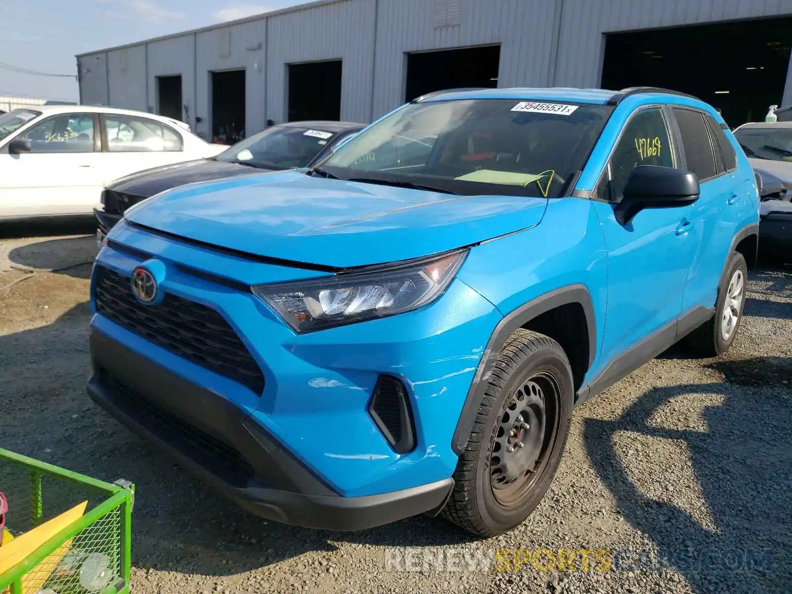 2 Фотография поврежденного автомобиля JTMF1RFV3KD500227 TOYOTA RAV4 2019