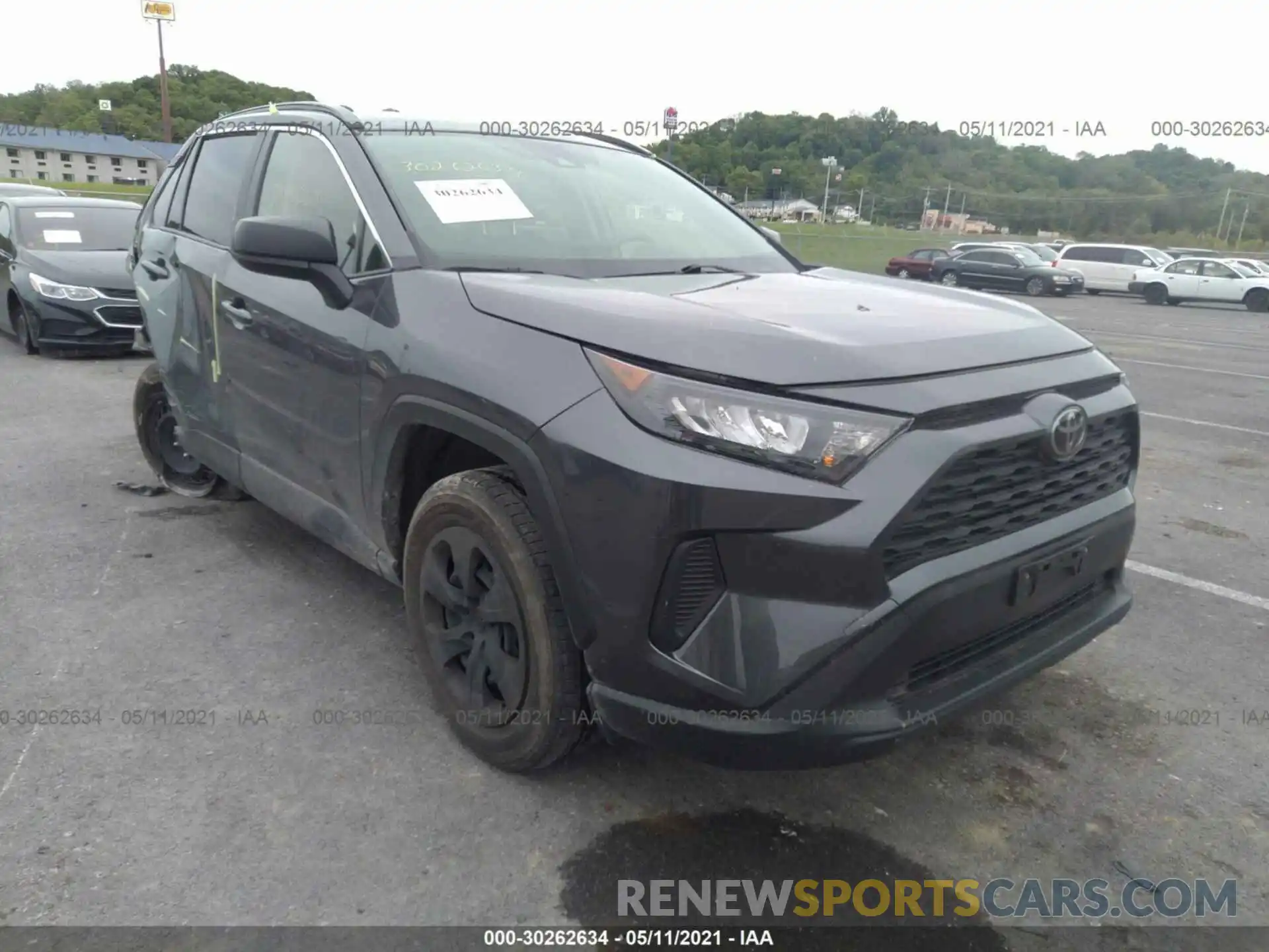 1 Photograph of a damaged car JTMF1RFV3KD501846 TOYOTA RAV4 2019