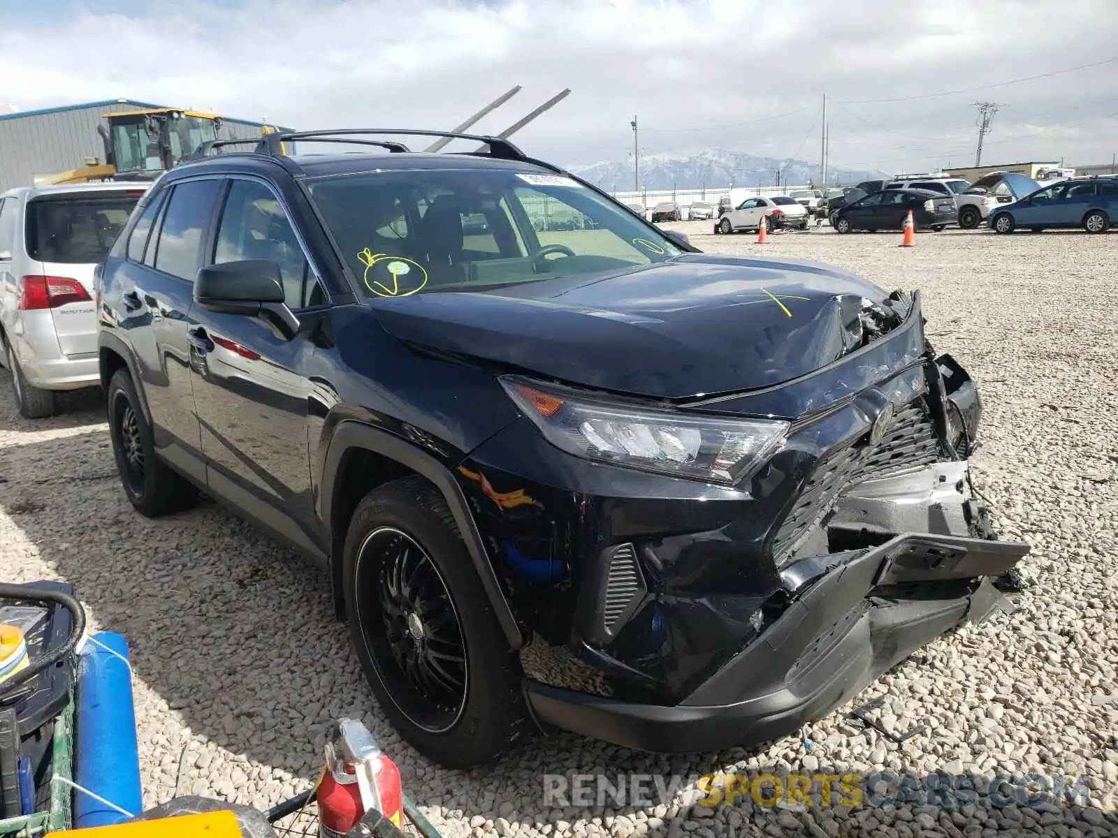 1 Photograph of a damaged car JTMF1RFV3KD523121 TOYOTA RAV4 2019