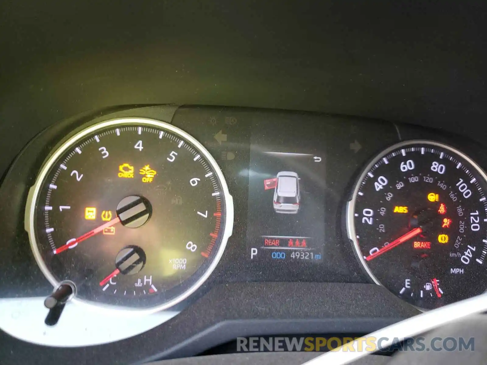 8 Photograph of a damaged car JTMF1RFV3KJ001834 TOYOTA RAV4 2019