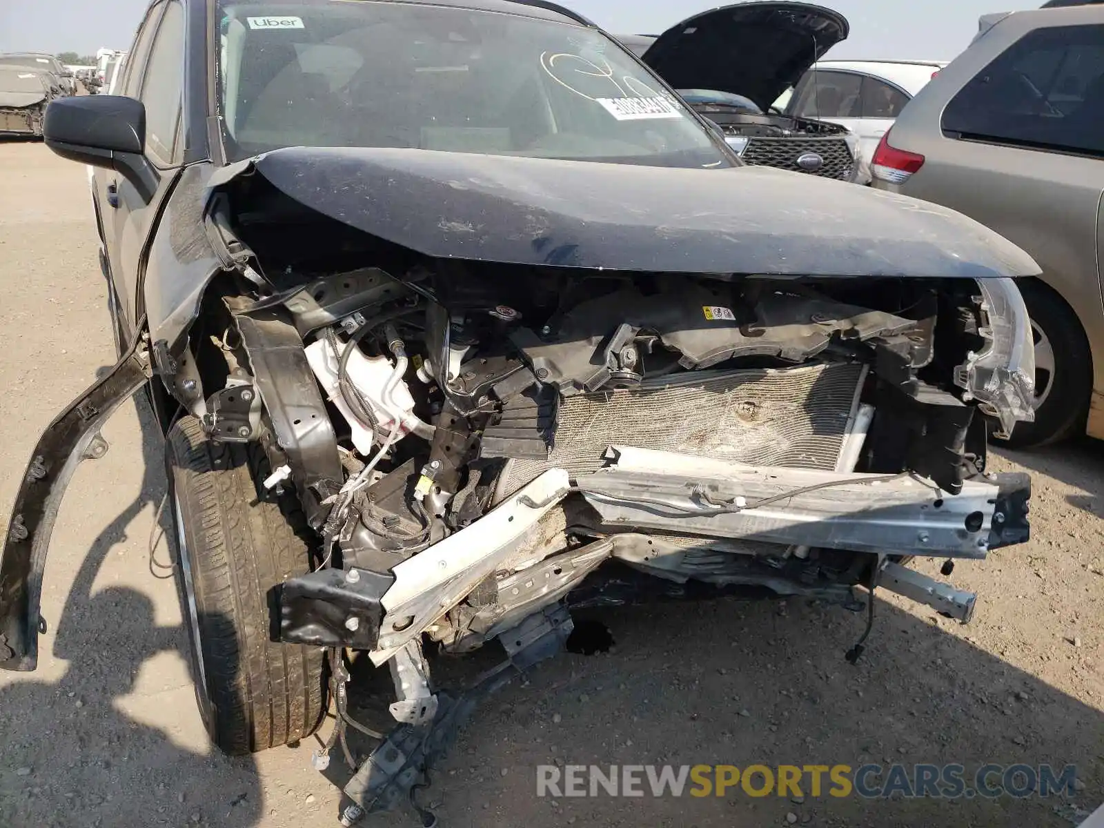 9 Photograph of a damaged car JTMF1RFV3KJ001834 TOYOTA RAV4 2019