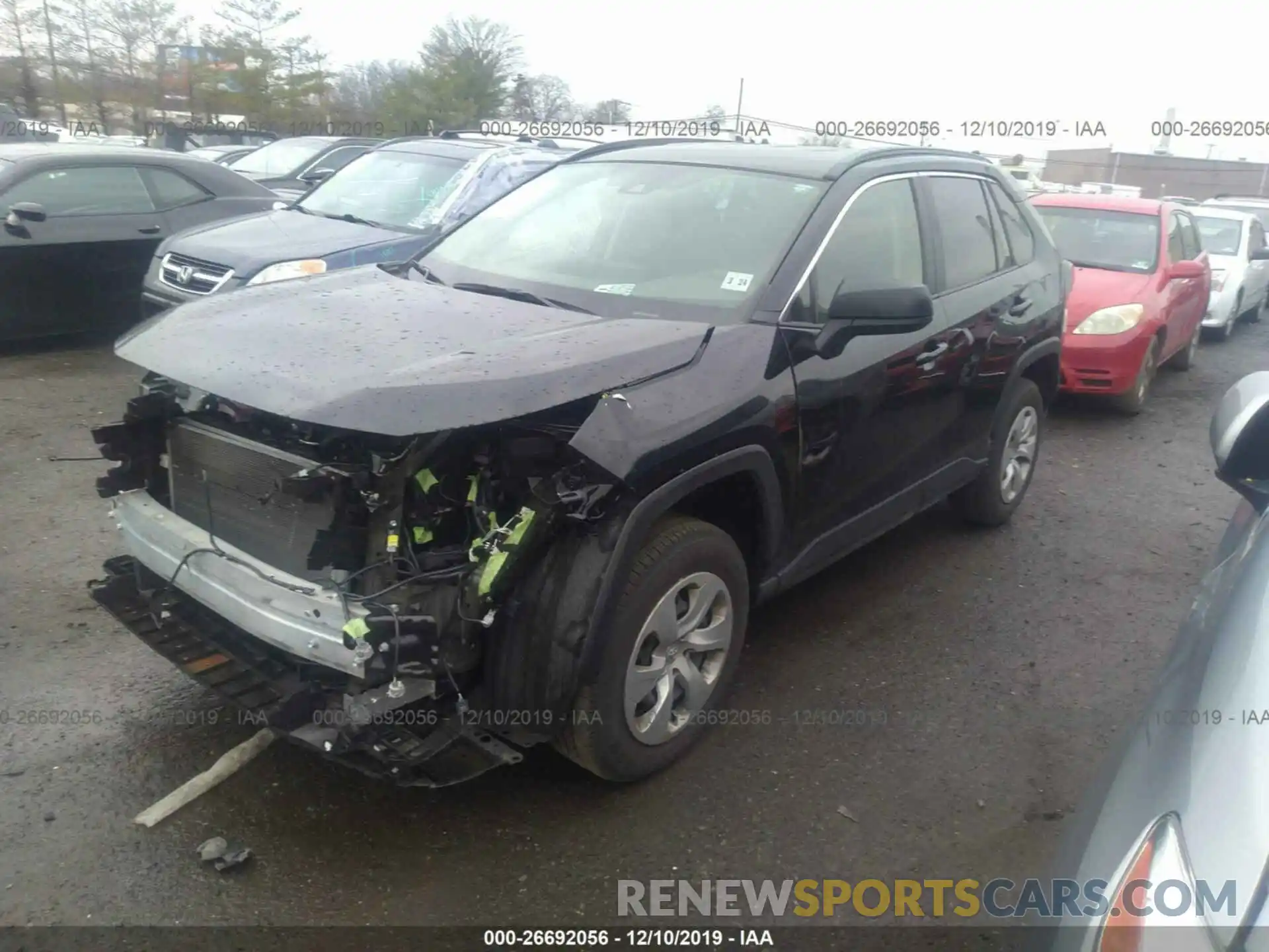 2 Photograph of a damaged car JTMF1RFV3KJ006953 TOYOTA RAV4 2019