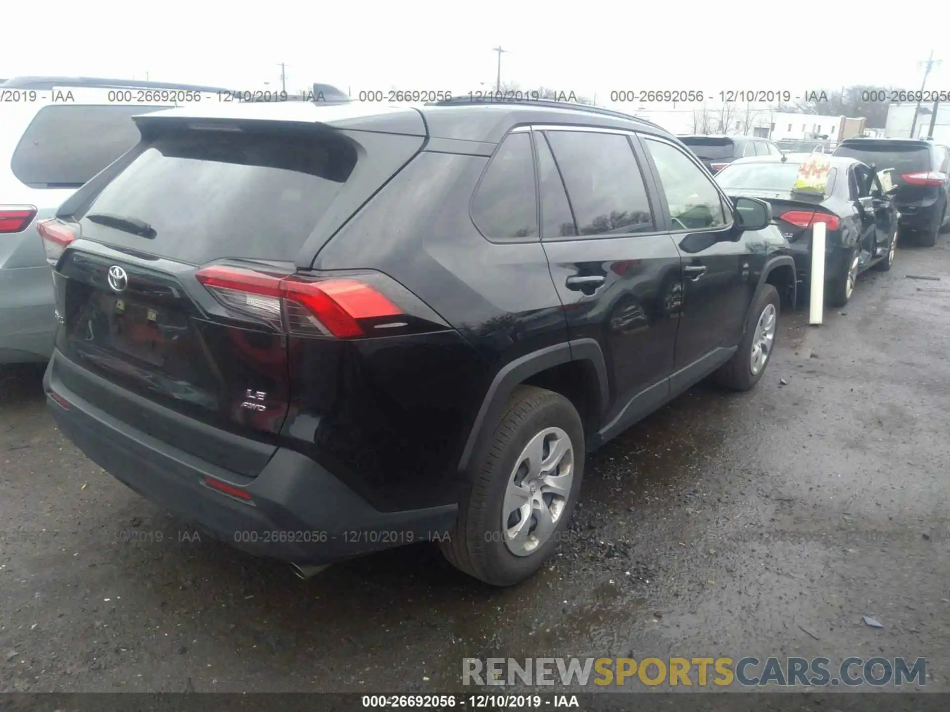 4 Фотография поврежденного автомобиля JTMF1RFV3KJ006953 TOYOTA RAV4 2019