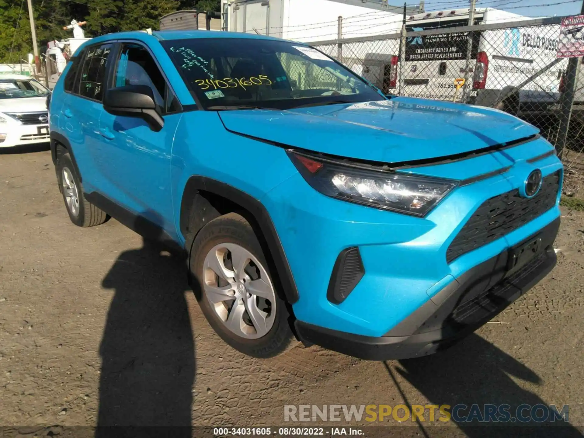 1 Photograph of a damaged car JTMF1RFV3KJ007102 TOYOTA RAV4 2019