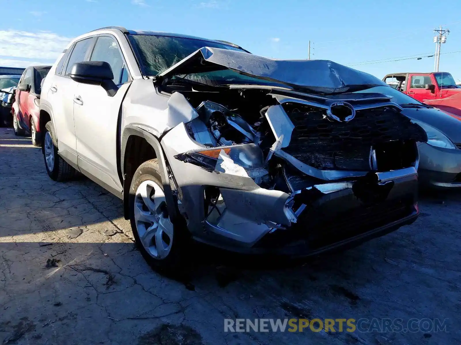 1 Photograph of a damaged car JTMF1RFV4KD002523 TOYOTA RAV4 2019