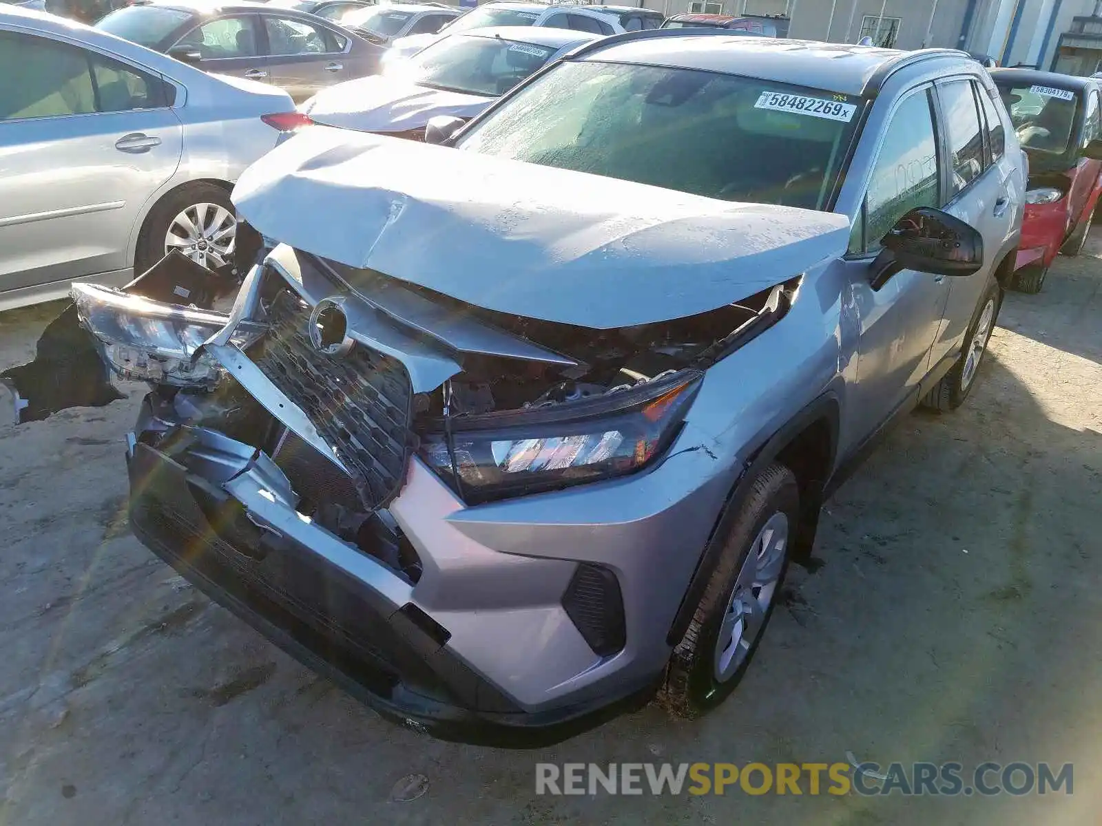 2 Photograph of a damaged car JTMF1RFV4KD002523 TOYOTA RAV4 2019