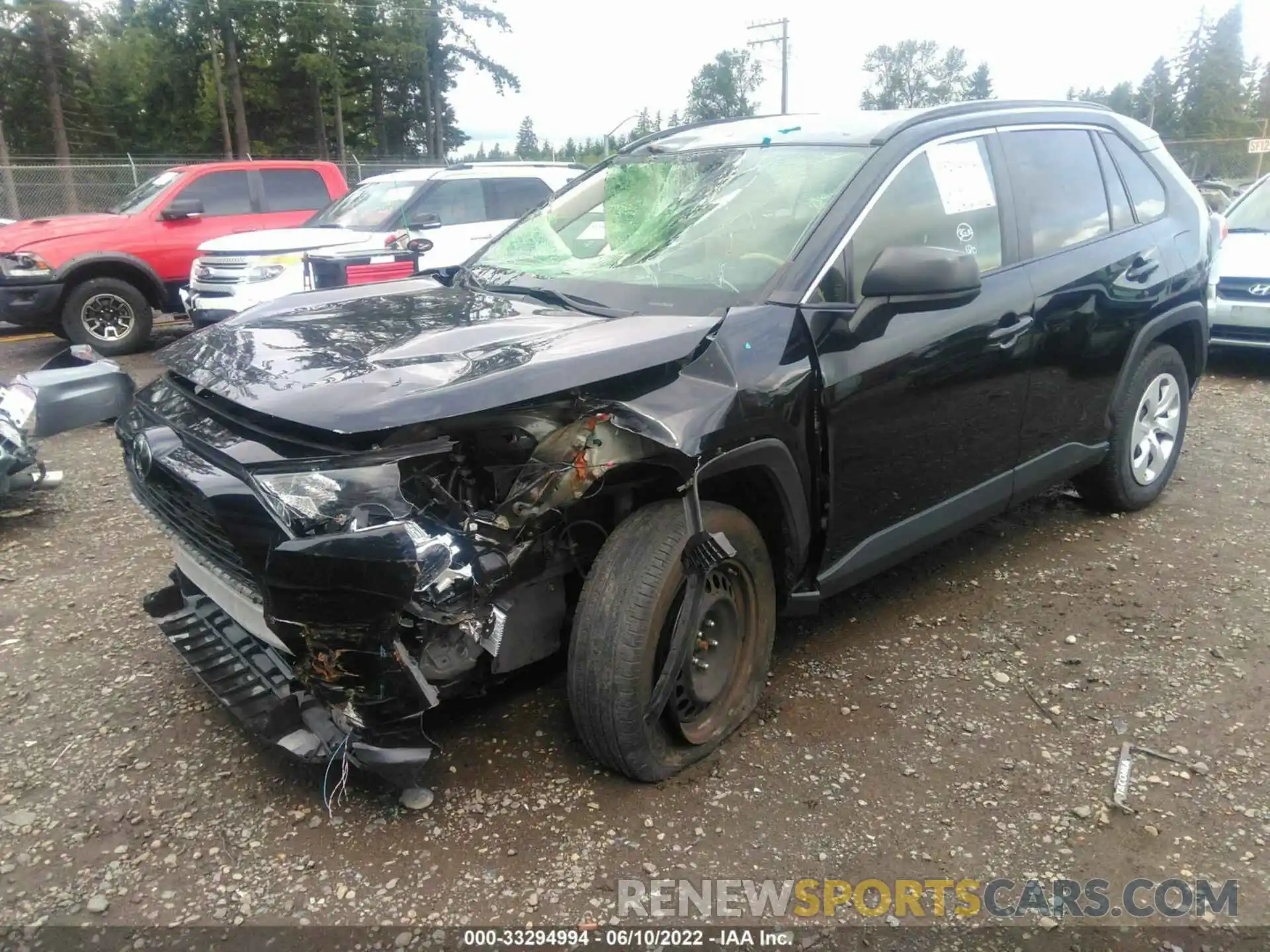 2 Photograph of a damaged car JTMF1RFV4KD003588 TOYOTA RAV4 2019