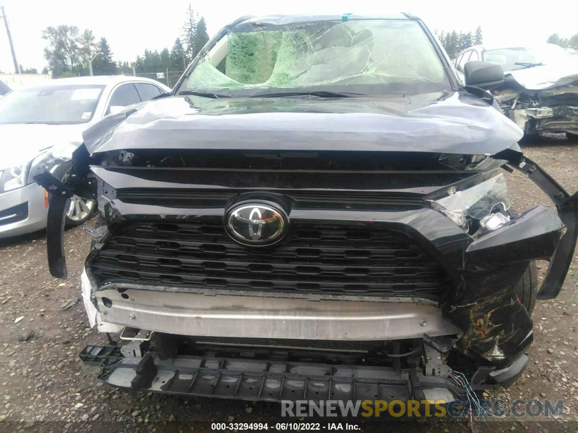 6 Photograph of a damaged car JTMF1RFV4KD003588 TOYOTA RAV4 2019