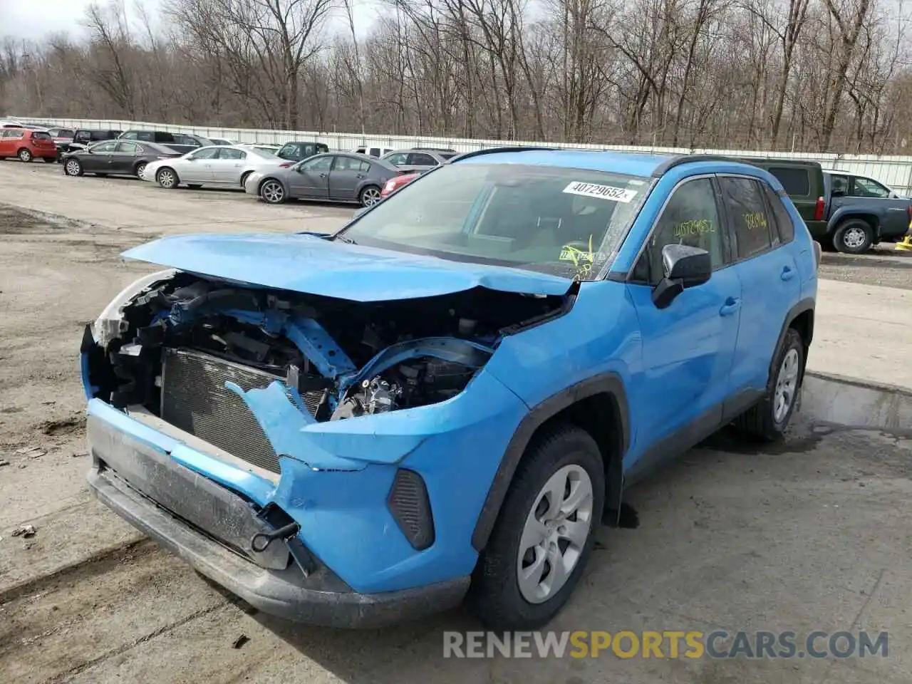 2 Photograph of a damaged car JTMF1RFV4KD005910 TOYOTA RAV4 2019