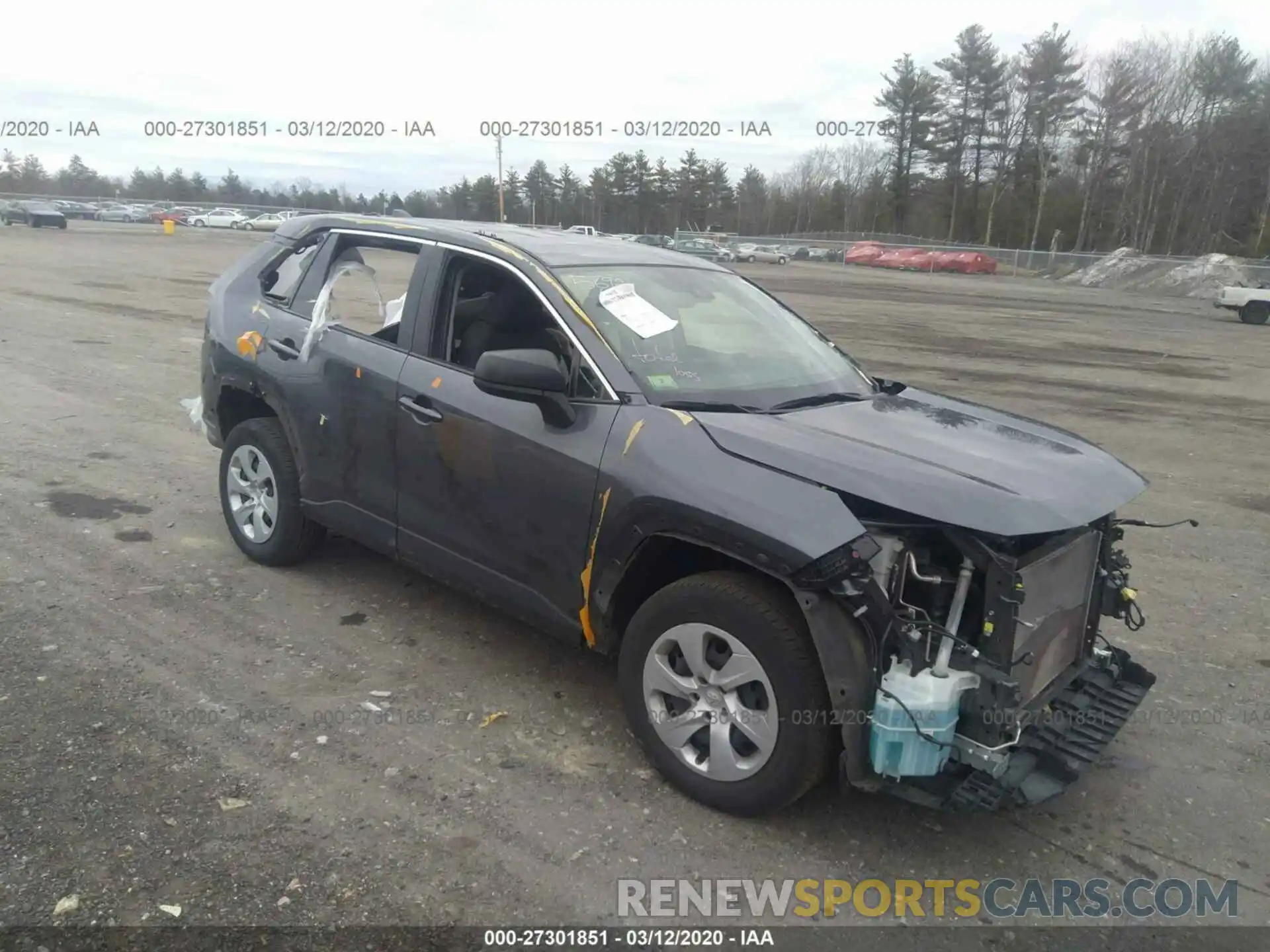 1 Photograph of a damaged car JTMF1RFV4KD009021 TOYOTA RAV4 2019