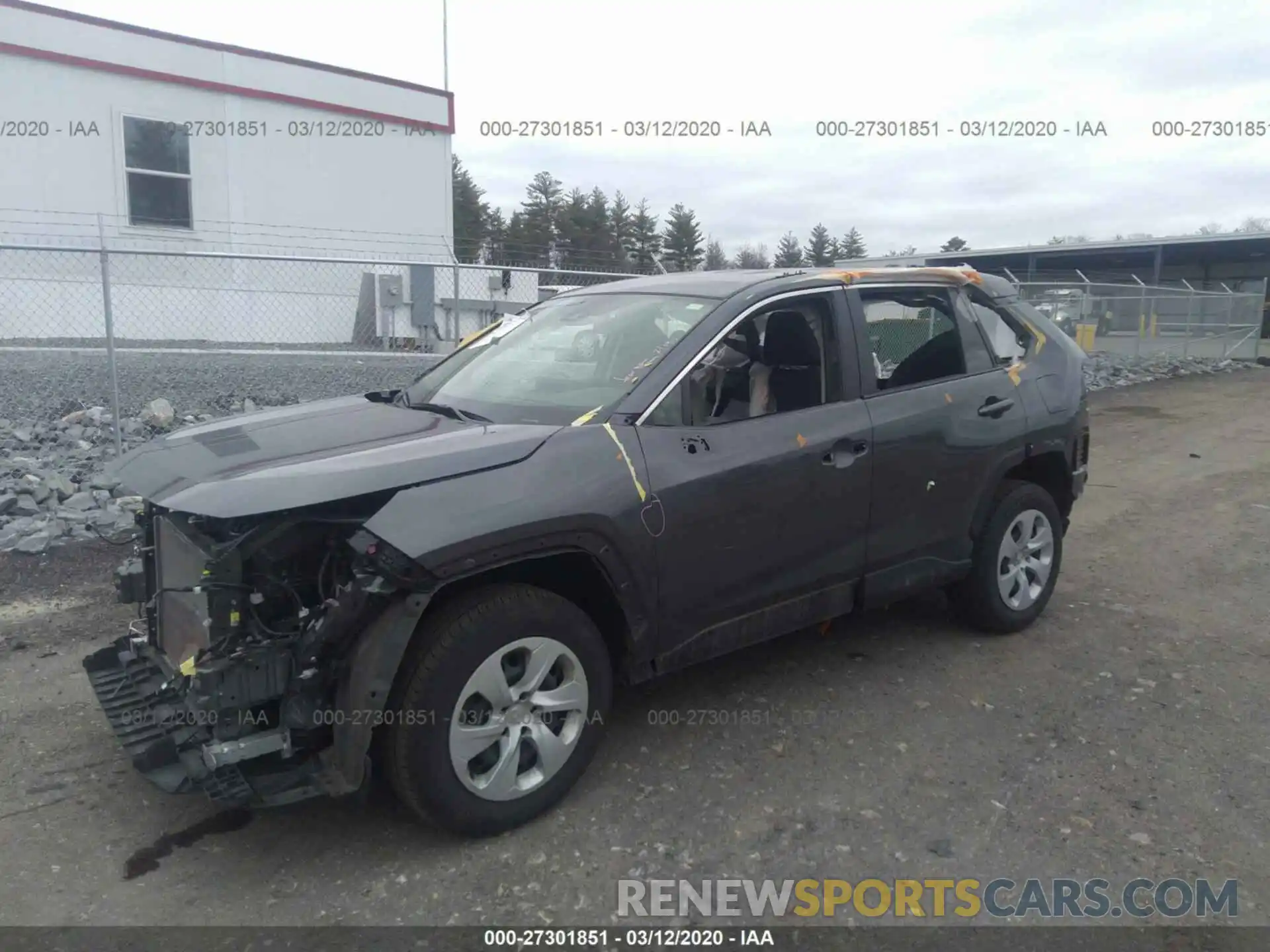 2 Photograph of a damaged car JTMF1RFV4KD009021 TOYOTA RAV4 2019