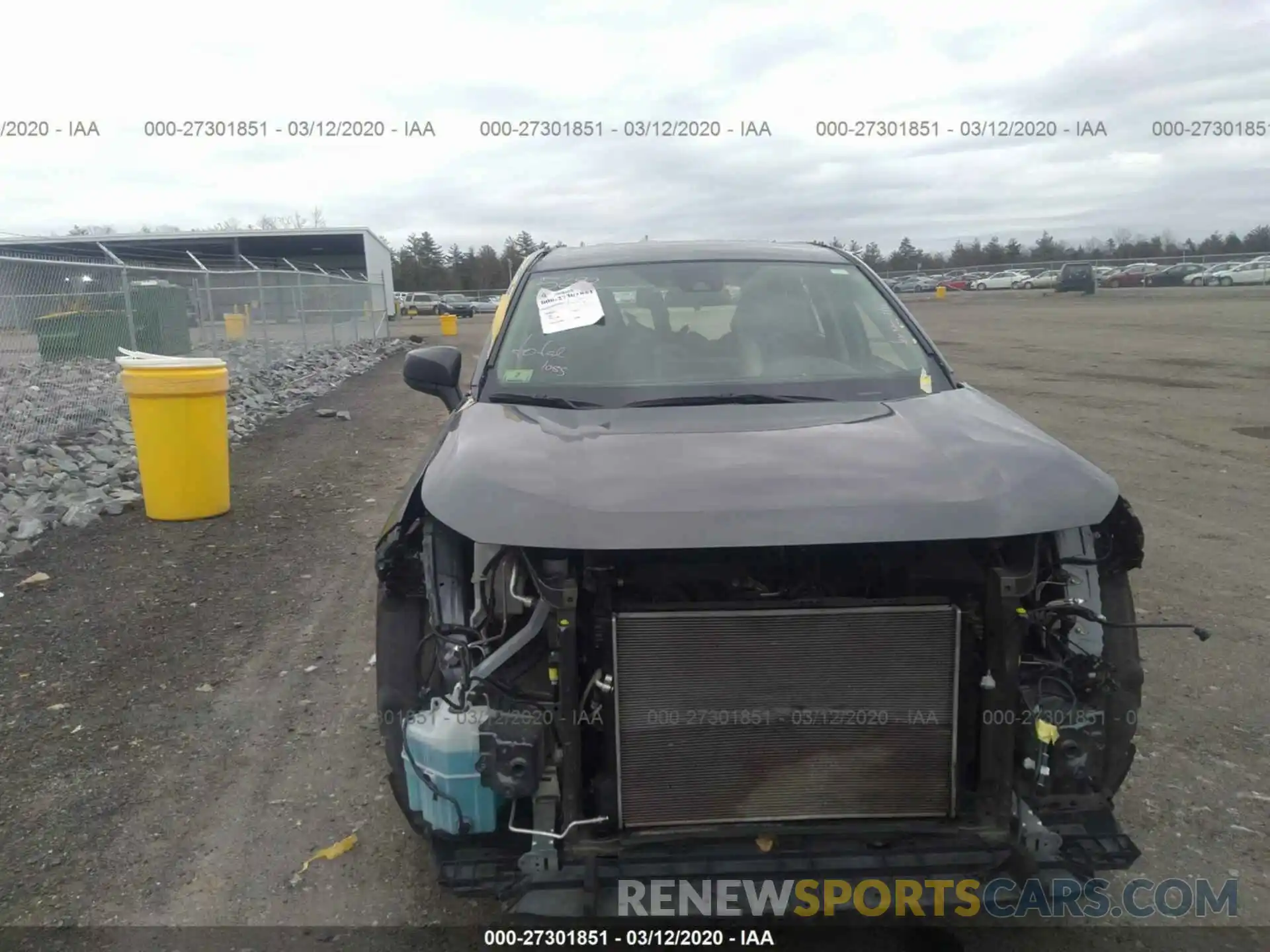 6 Photograph of a damaged car JTMF1RFV4KD009021 TOYOTA RAV4 2019