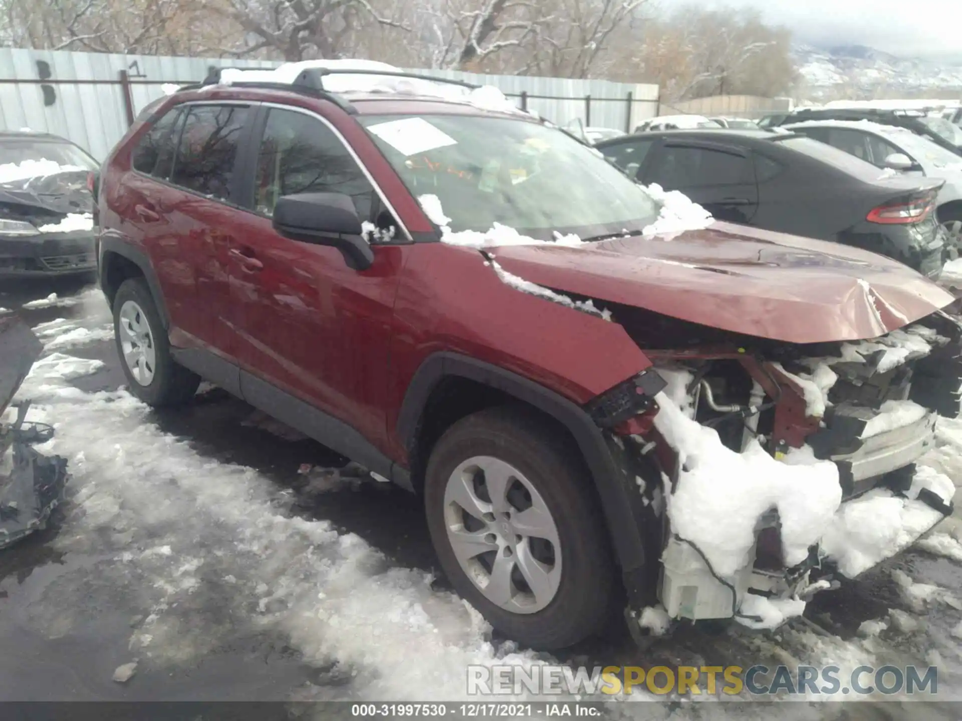 1 Photograph of a damaged car JTMF1RFV4KD030063 TOYOTA RAV4 2019