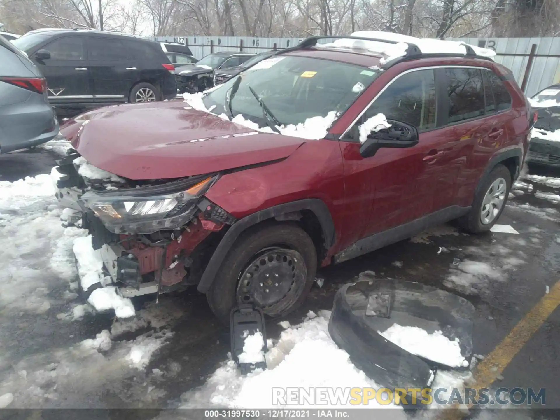 2 Photograph of a damaged car JTMF1RFV4KD030063 TOYOTA RAV4 2019