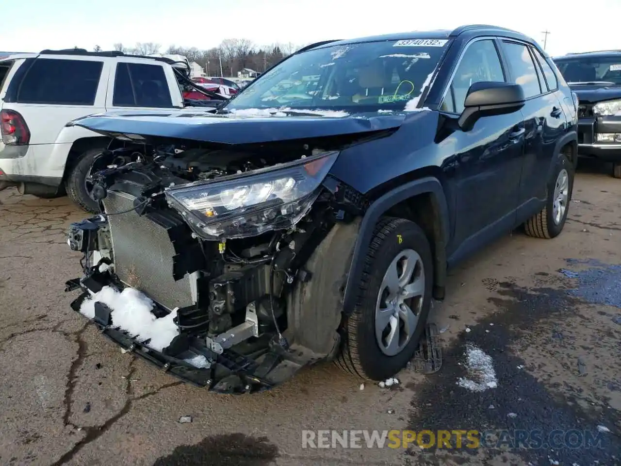 2 Photograph of a damaged car JTMF1RFV4KD501144 TOYOTA RAV4 2019