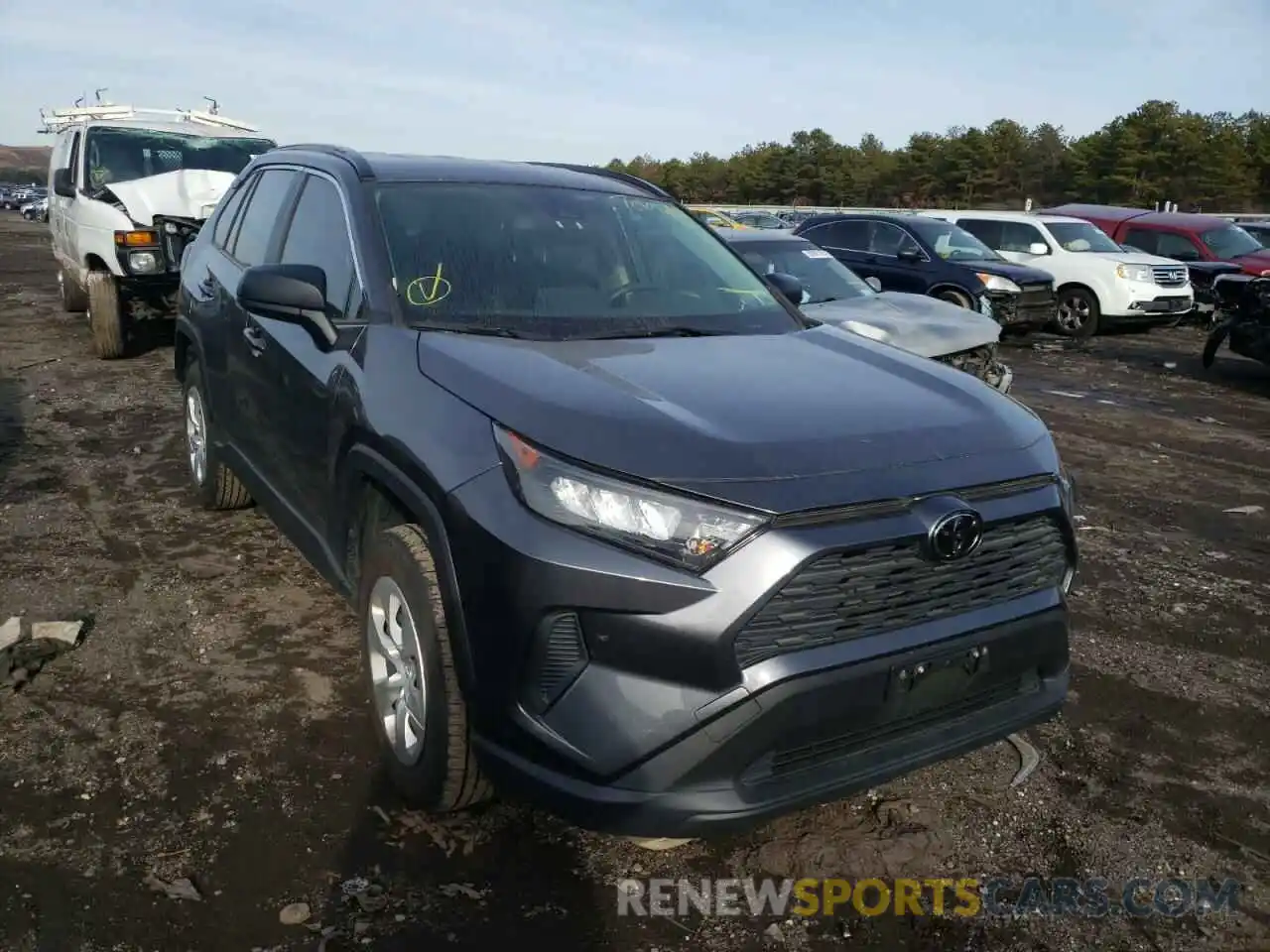 1 Photograph of a damaged car JTMF1RFV4KD508109 TOYOTA RAV4 2019