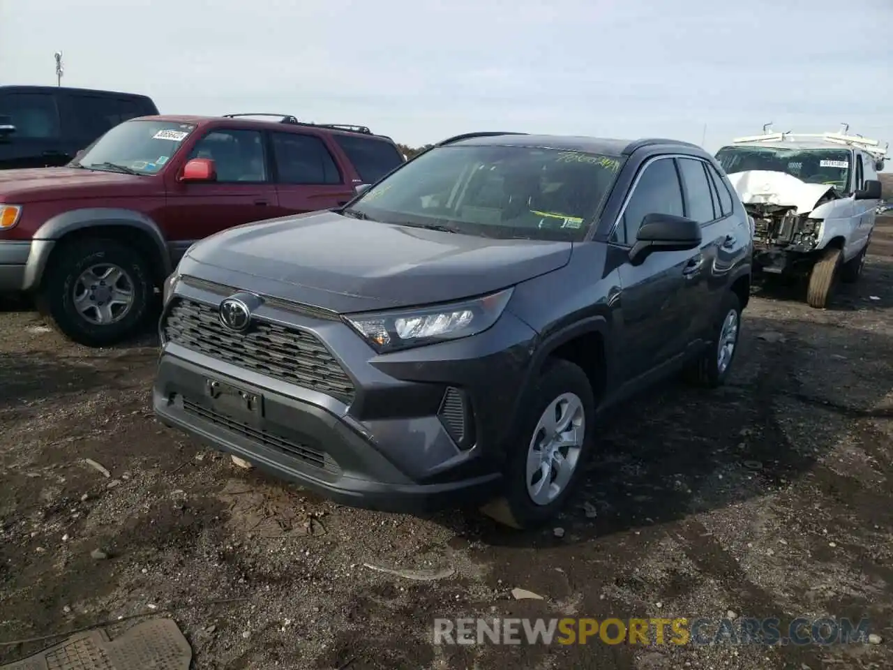 2 Photograph of a damaged car JTMF1RFV4KD508109 TOYOTA RAV4 2019