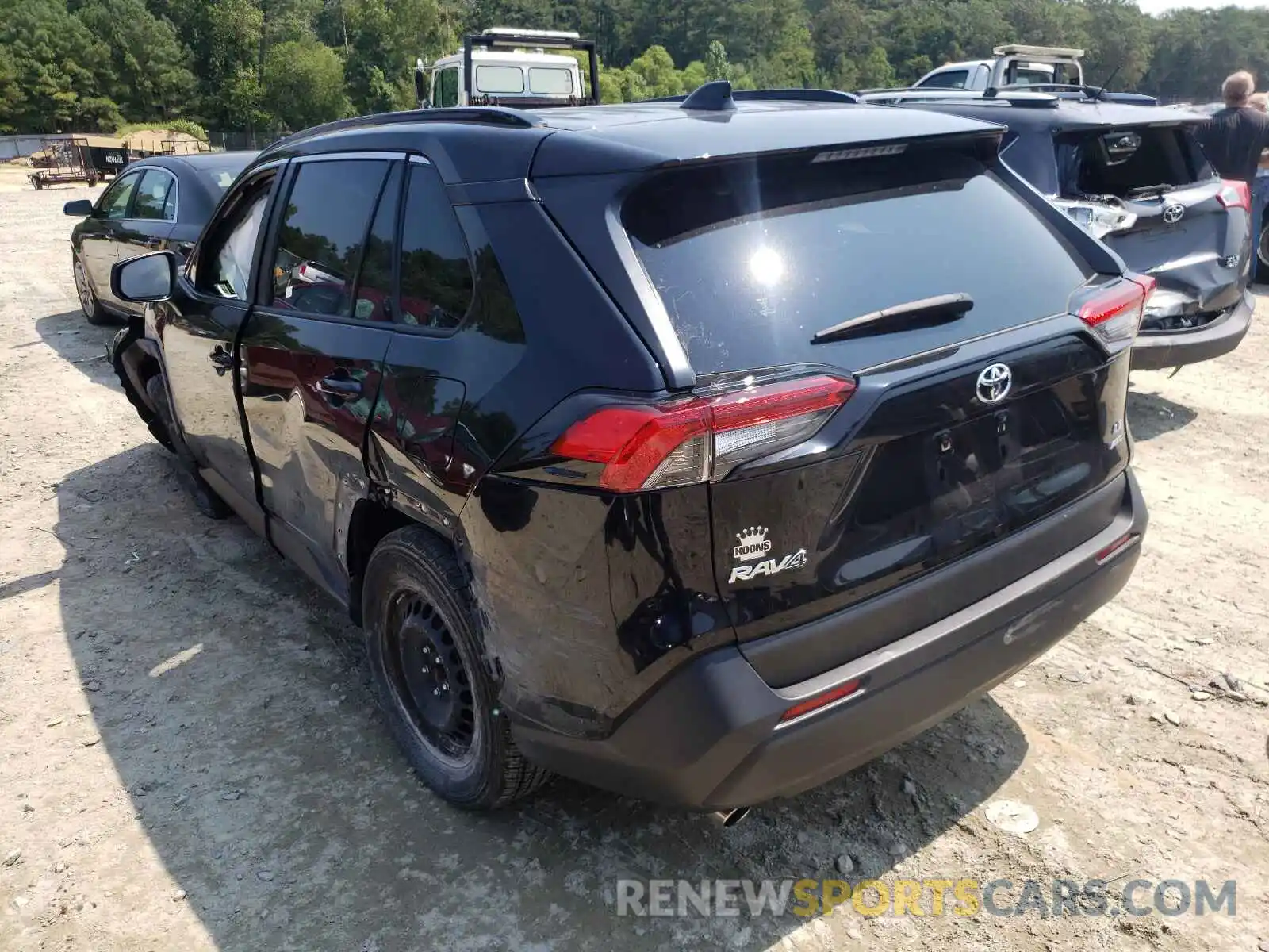 3 Photograph of a damaged car JTMF1RFV4KJ016360 TOYOTA RAV4 2019