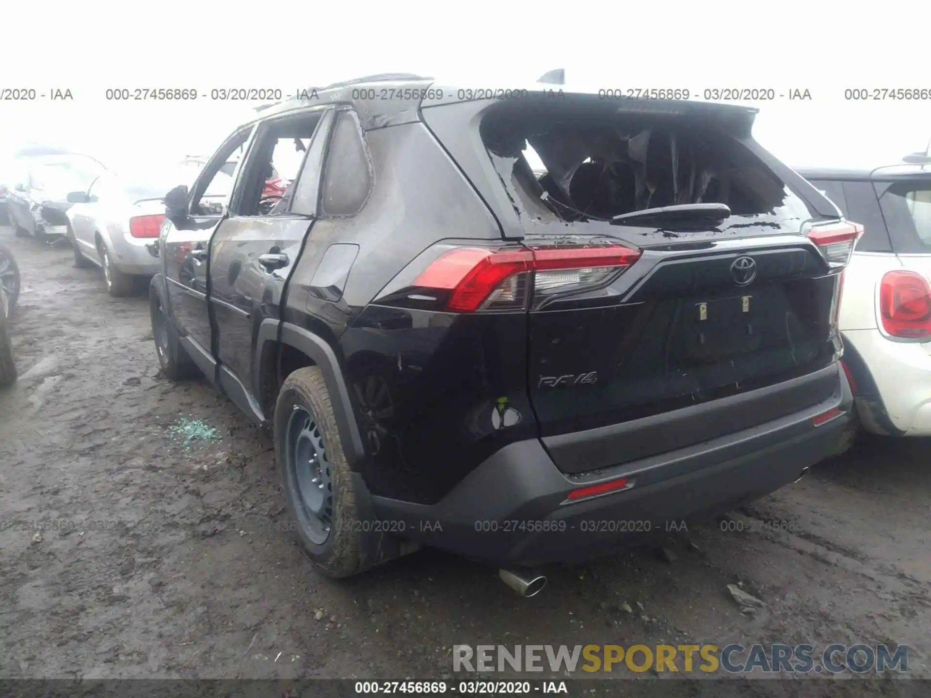 3 Фотография поврежденного автомобиля JTMF1RFV4KJ021171 TOYOTA RAV4 2019