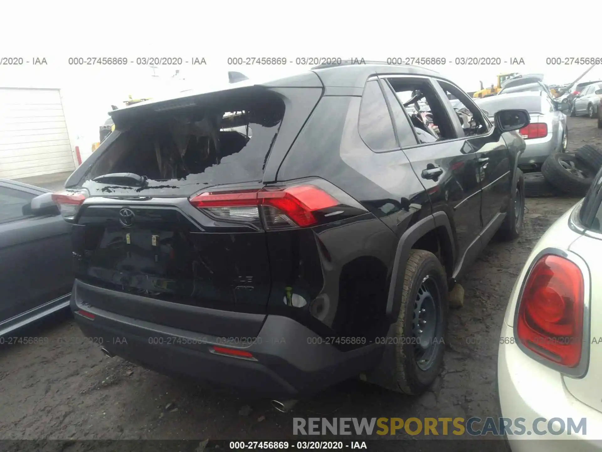 4 Фотография поврежденного автомобиля JTMF1RFV4KJ021171 TOYOTA RAV4 2019