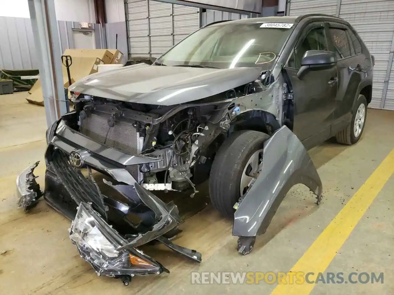 2 Photograph of a damaged car JTMF1RFV5KD009402 TOYOTA RAV4 2019