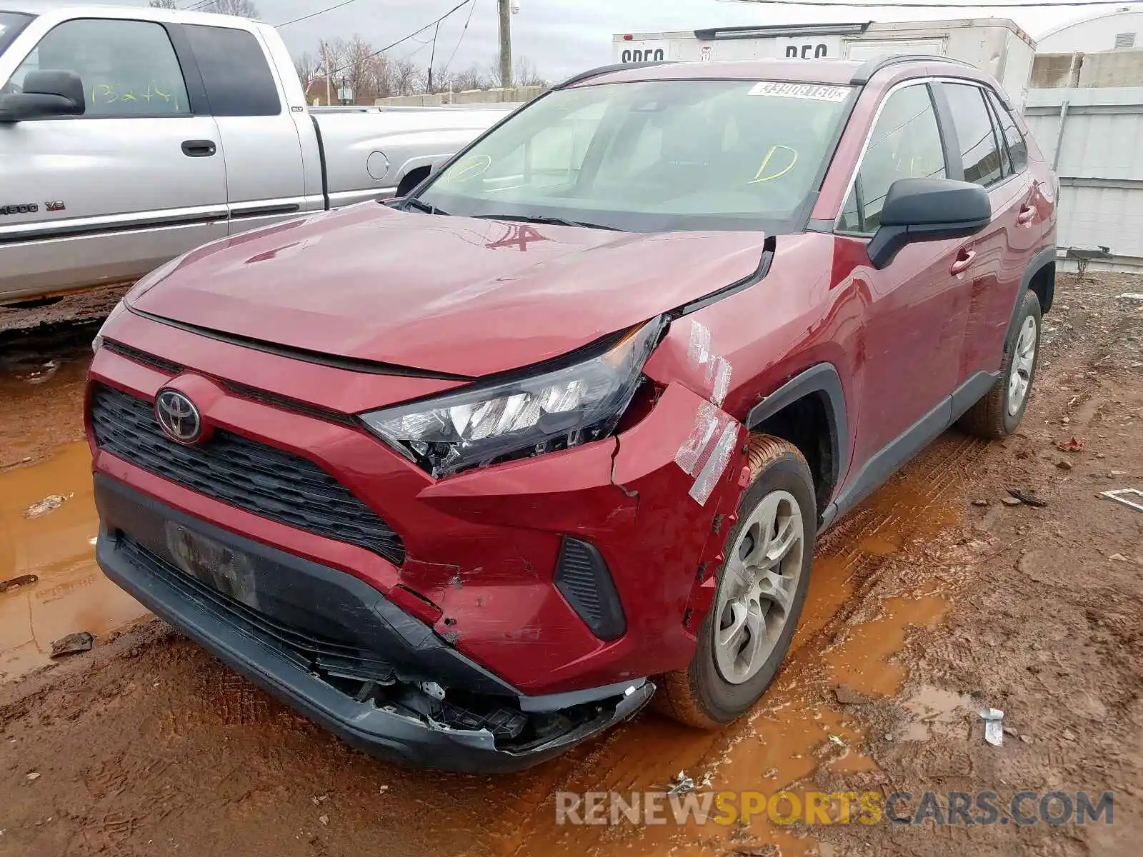 2 Фотография поврежденного автомобиля JTMF1RFV5KD012056 TOYOTA RAV4 2019