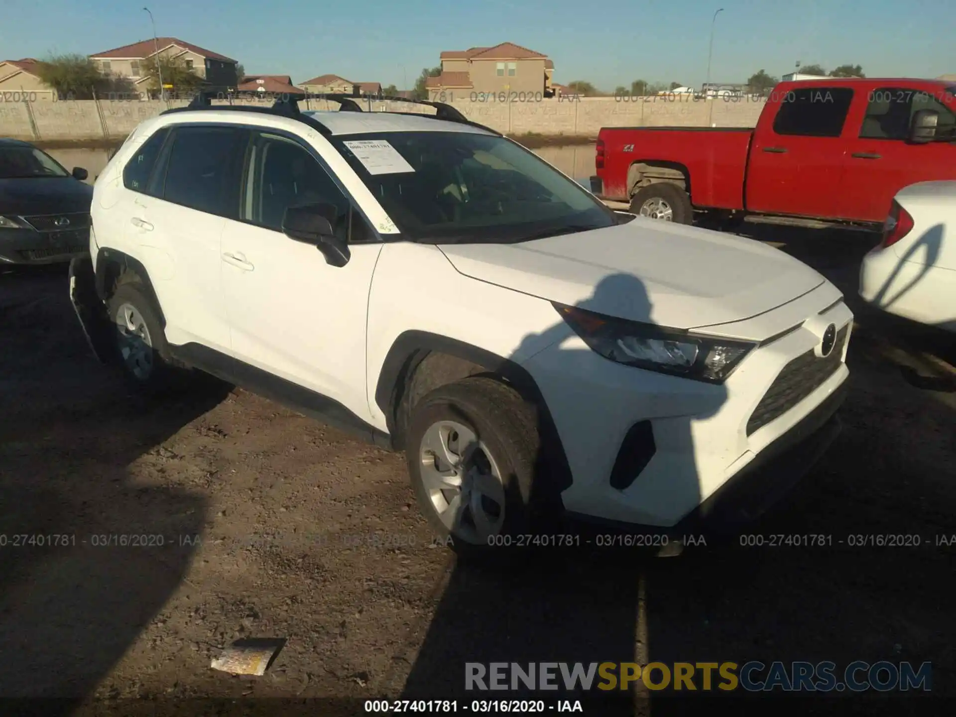 1 Photograph of a damaged car JTMF1RFV5KD022733 TOYOTA RAV4 2019