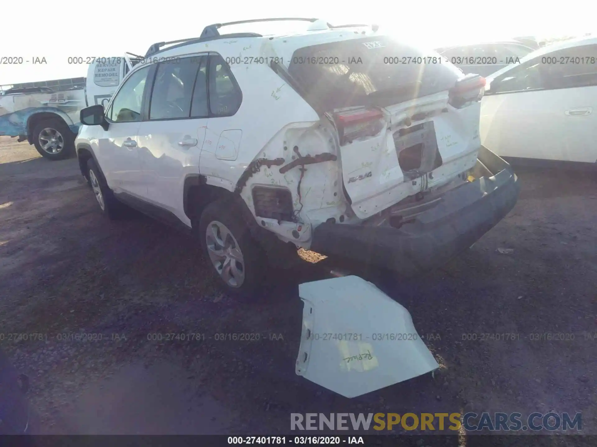 3 Photograph of a damaged car JTMF1RFV5KD022733 TOYOTA RAV4 2019