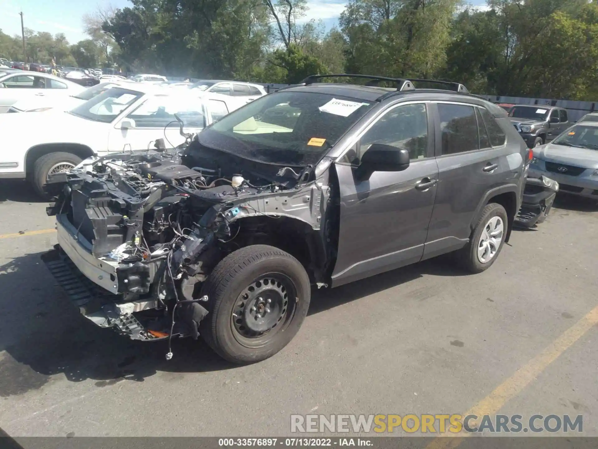 2 Photograph of a damaged car JTMF1RFV5KD026149 TOYOTA RAV4 2019