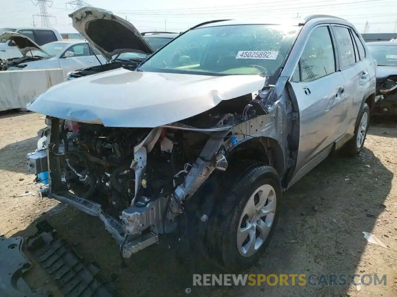 2 Photograph of a damaged car JTMF1RFV5KD032792 TOYOTA RAV4 2019