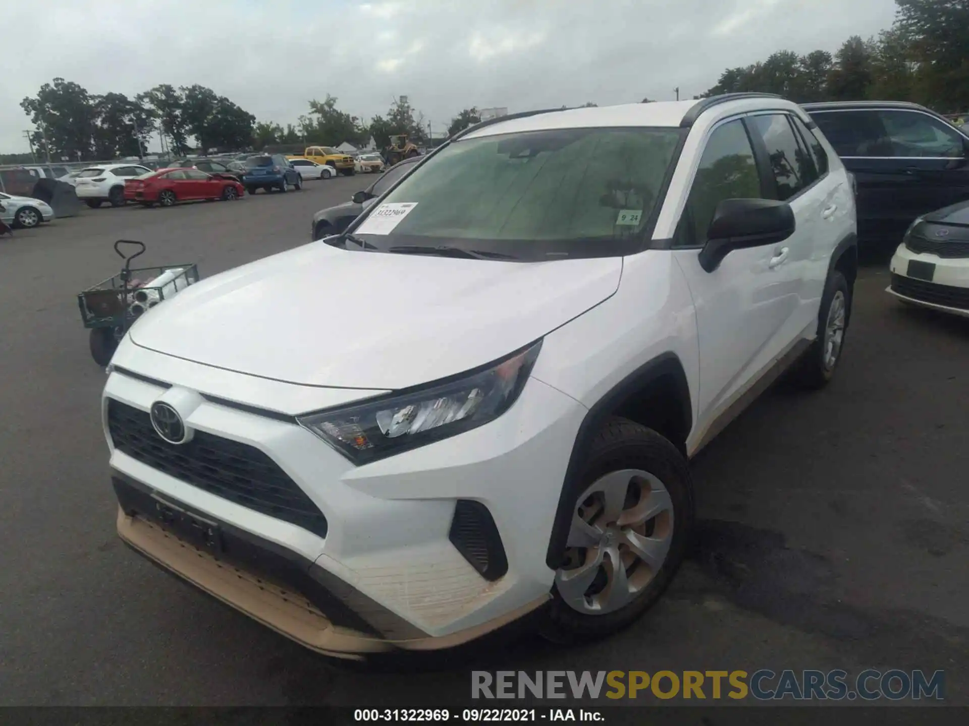 2 Фотография поврежденного автомобиля JTMF1RFV5KD038446 TOYOTA RAV4 2019