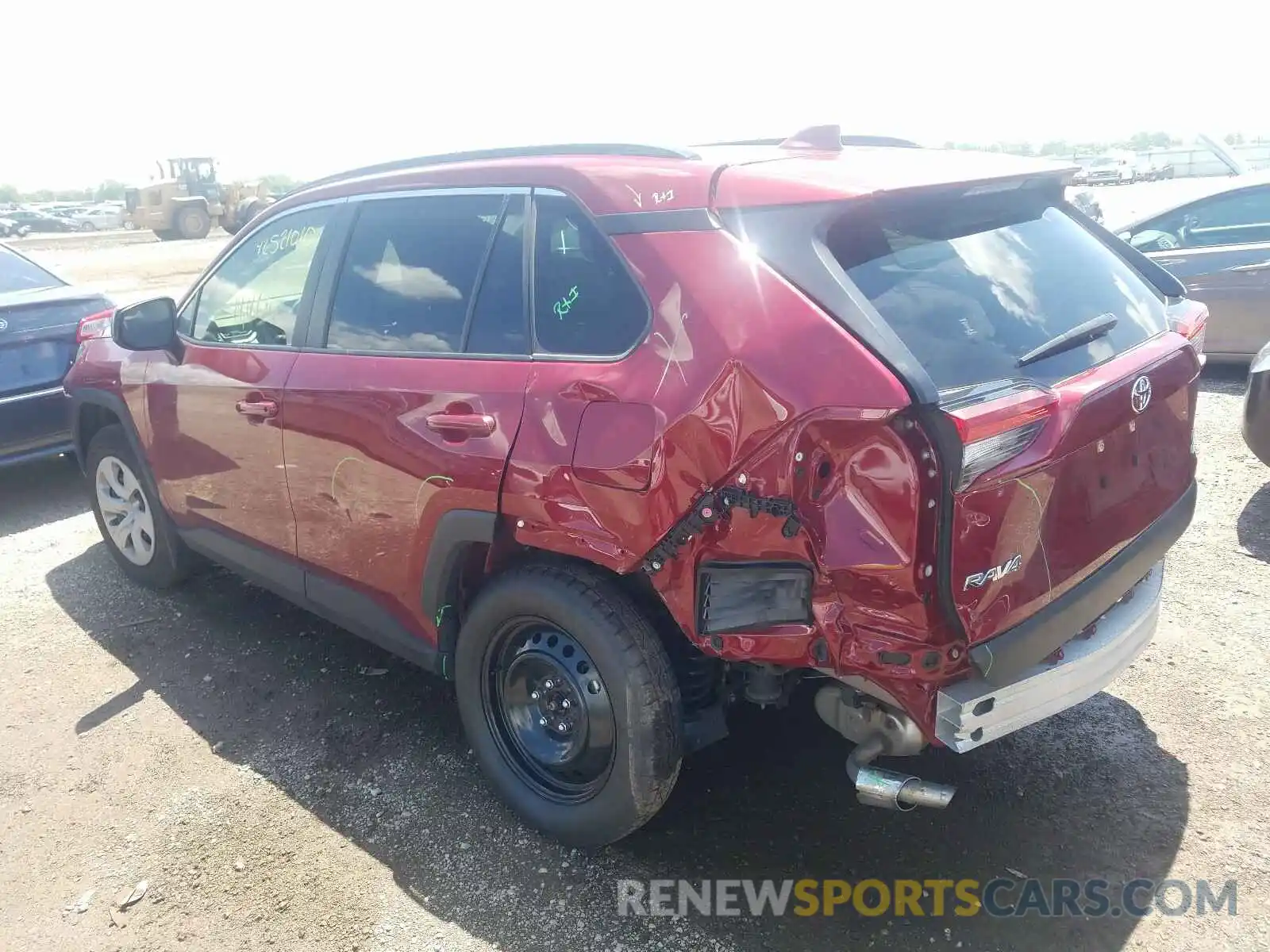 3 Photograph of a damaged car JTMF1RFV5KD046658 TOYOTA RAV4 2019