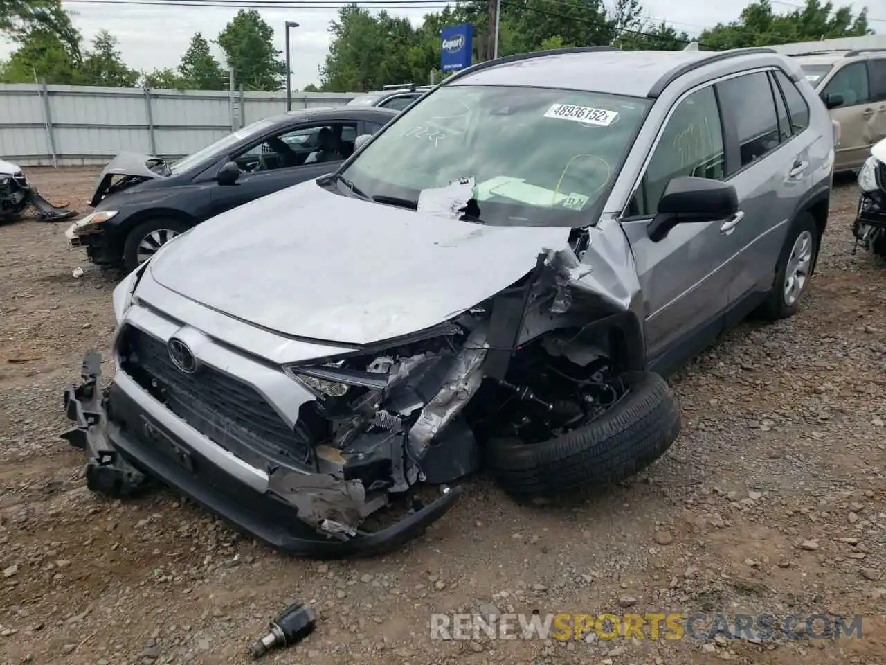 2 Photograph of a damaged car JTMF1RFV5KD047051 TOYOTA RAV4 2019