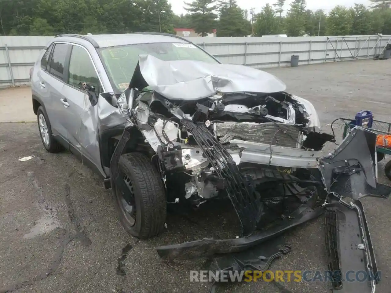 1 Photograph of a damaged car JTMF1RFV5KD506336 TOYOTA RAV4 2019