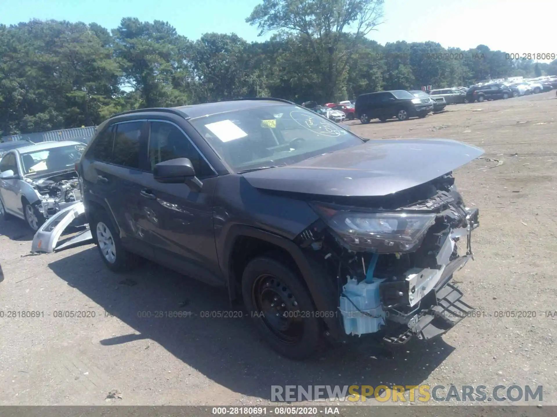 1 Photograph of a damaged car JTMF1RFV5KD506787 TOYOTA RAV4 2019