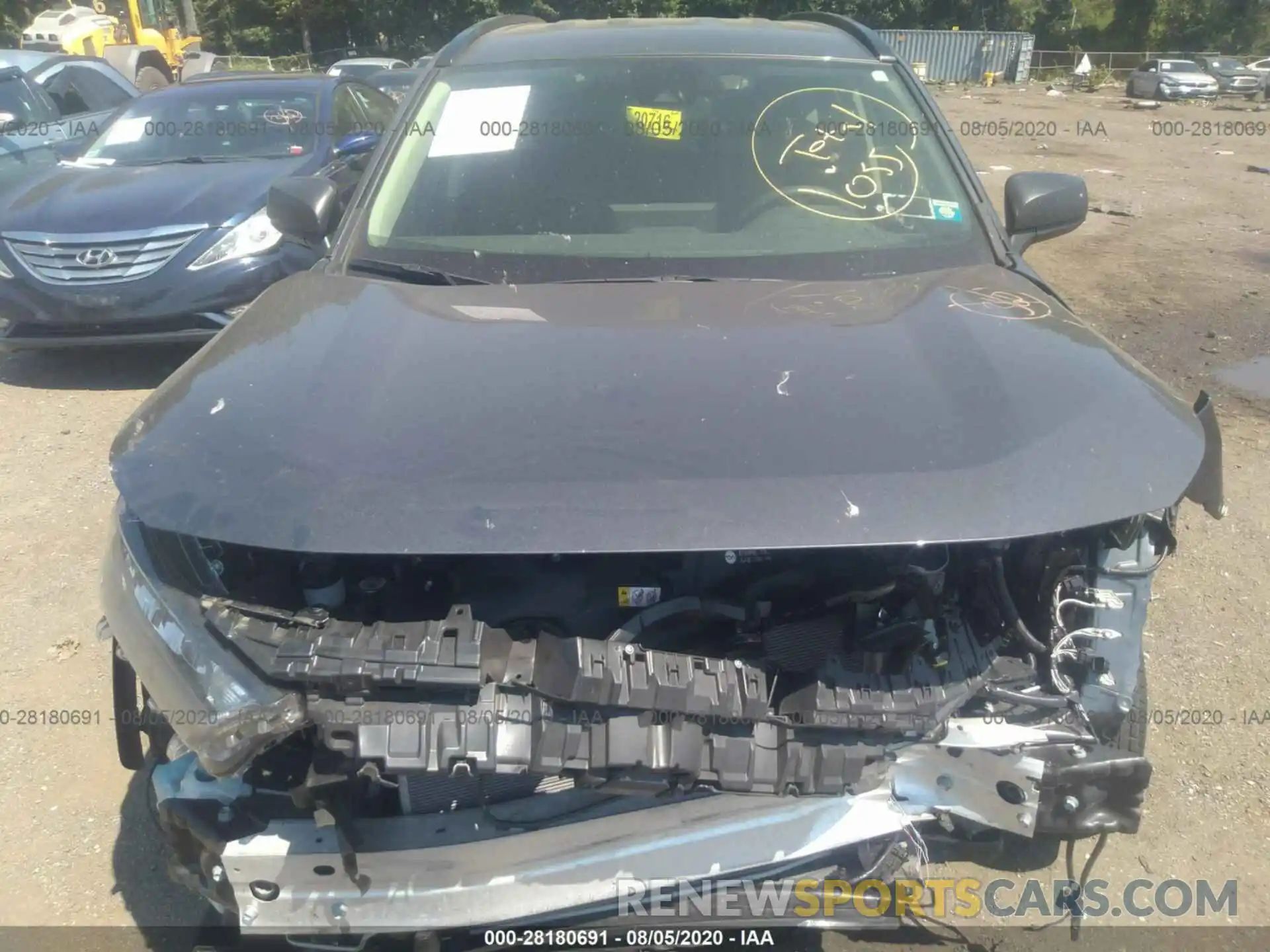 10 Photograph of a damaged car JTMF1RFV5KD506787 TOYOTA RAV4 2019