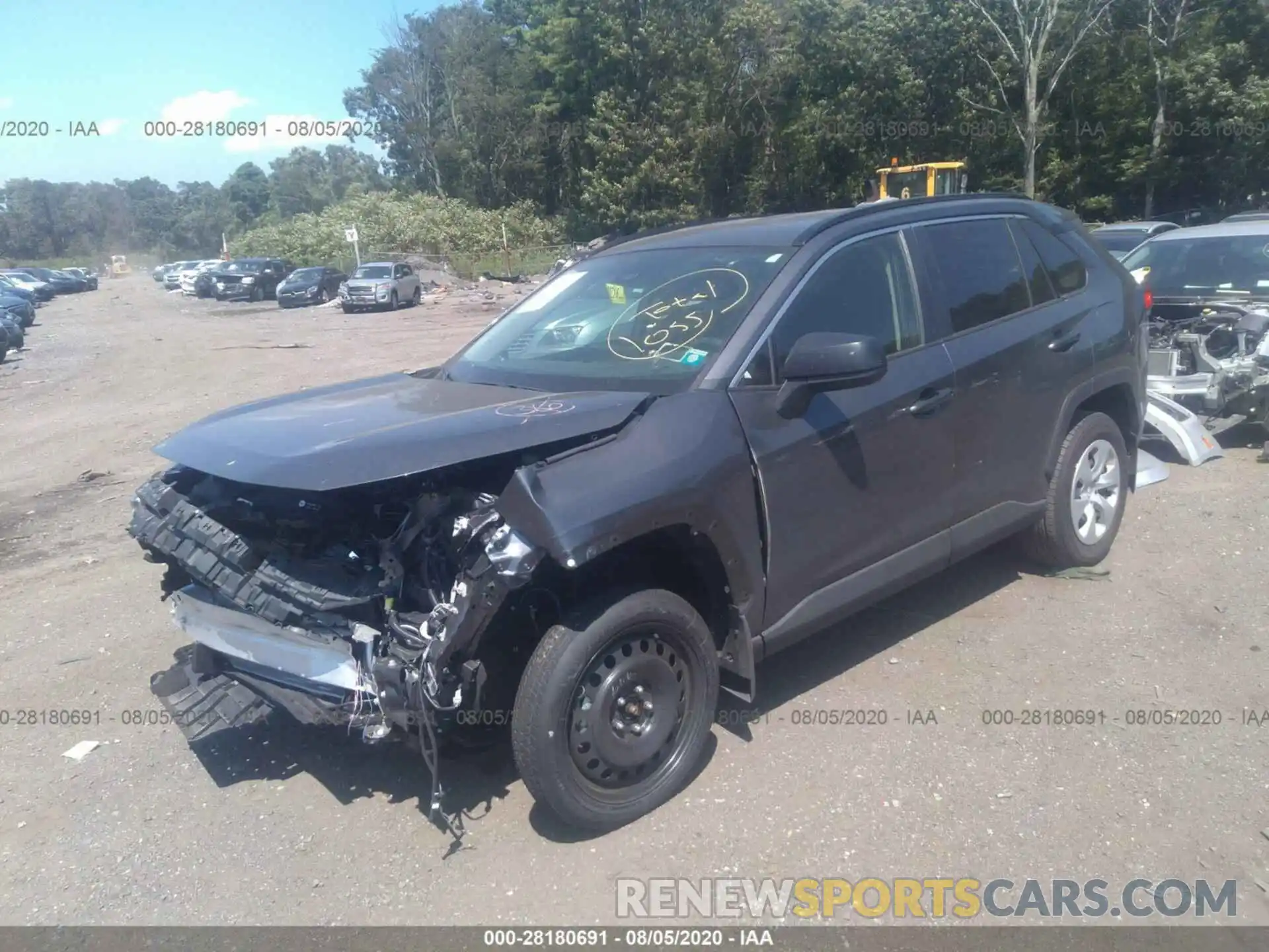 2 Фотография поврежденного автомобиля JTMF1RFV5KD506787 TOYOTA RAV4 2019