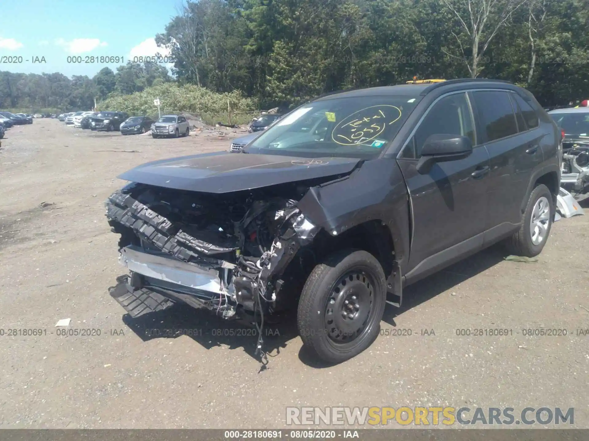 6 Photograph of a damaged car JTMF1RFV5KD506787 TOYOTA RAV4 2019