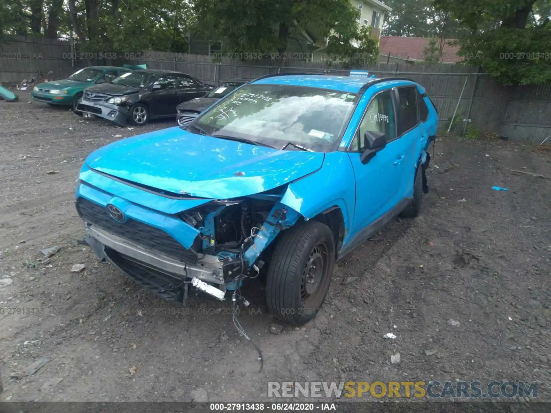 2 Фотография поврежденного автомобиля JTMF1RFV5KJ005237 TOYOTA RAV4 2019