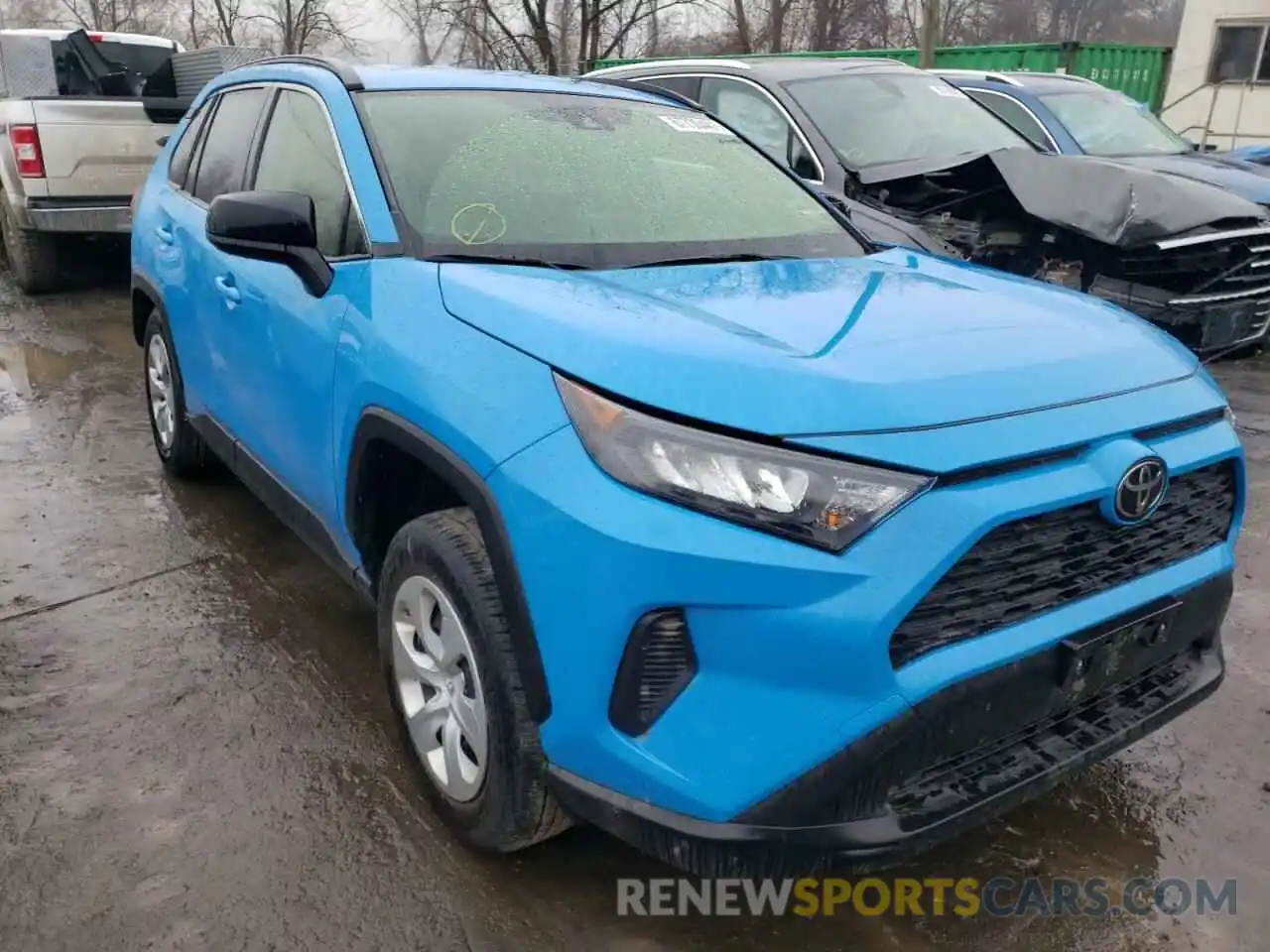 1 Photograph of a damaged car JTMF1RFV5KJ011894 TOYOTA RAV4 2019