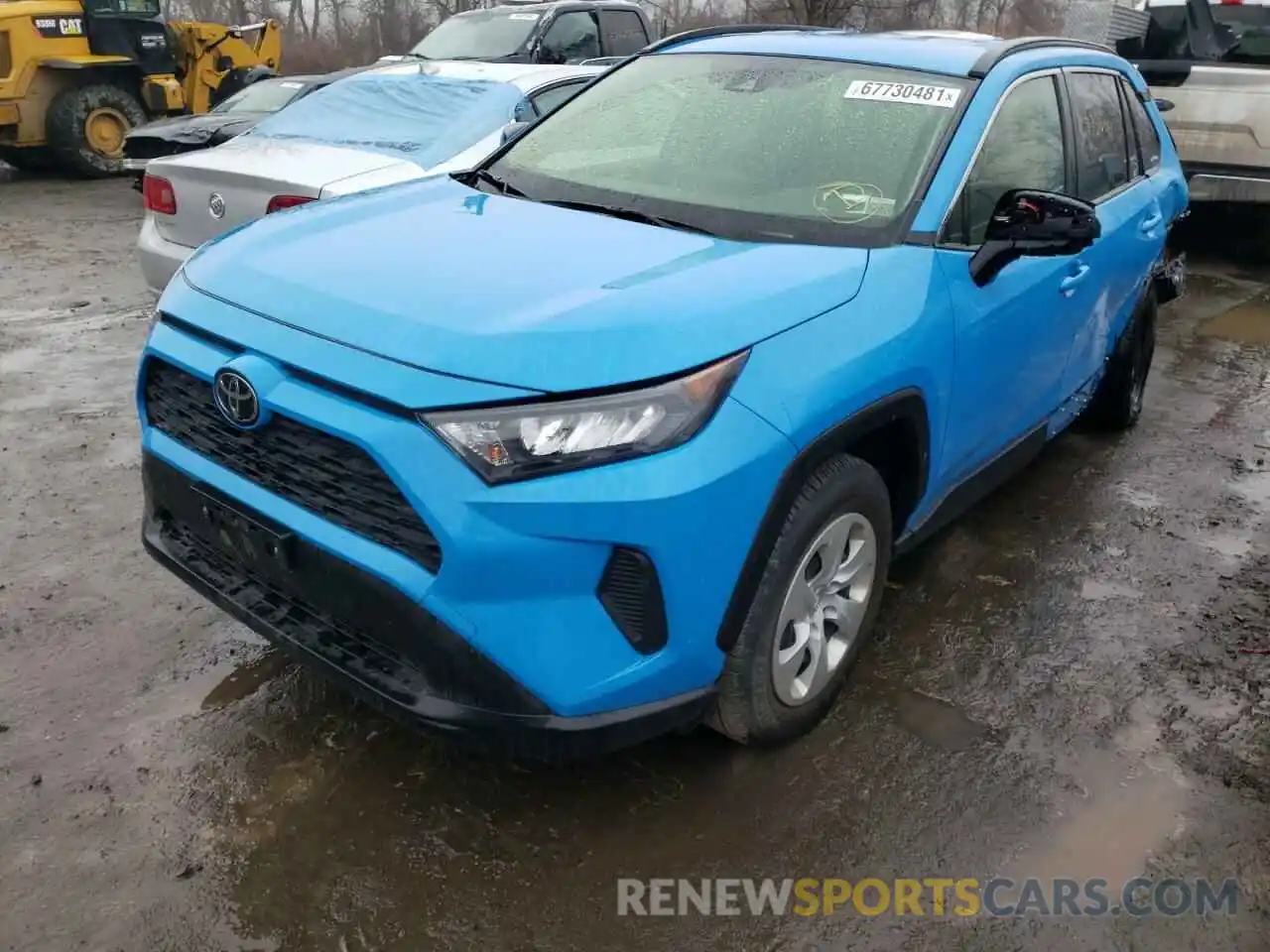 2 Photograph of a damaged car JTMF1RFV5KJ011894 TOYOTA RAV4 2019