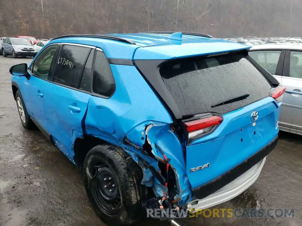 3 Фотография поврежденного автомобиля JTMF1RFV5KJ011894 TOYOTA RAV4 2019