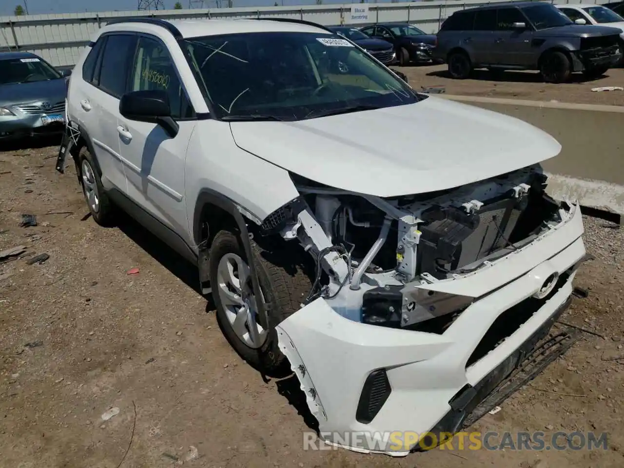 1 Photograph of a damaged car JTMF1RFV5KJ014469 TOYOTA RAV4 2019