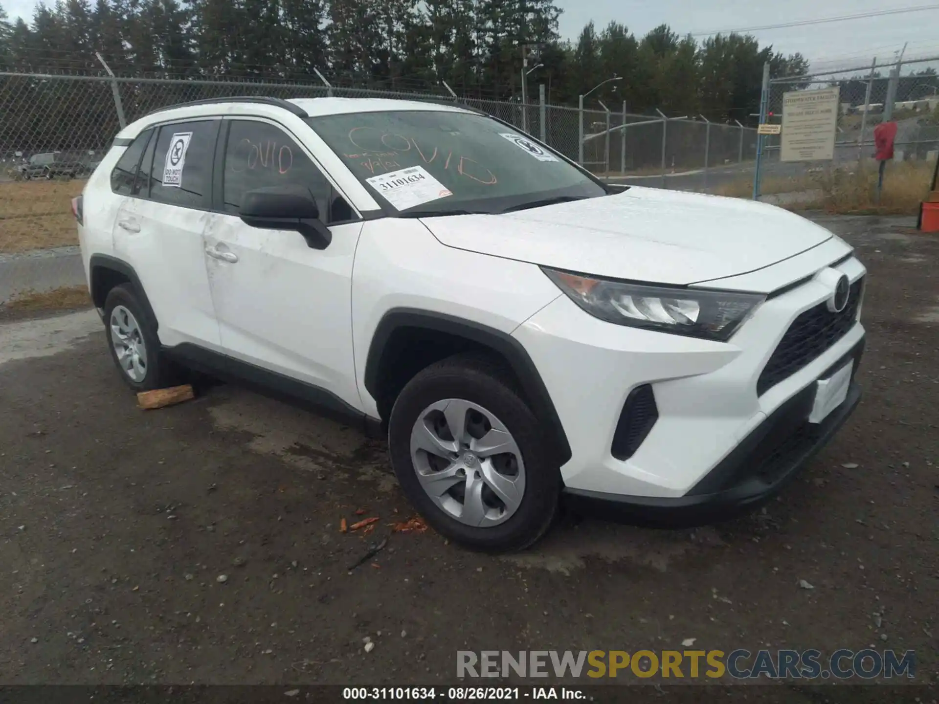 1 Photograph of a damaged car JTMF1RFV5KJ018070 TOYOTA RAV4 2019