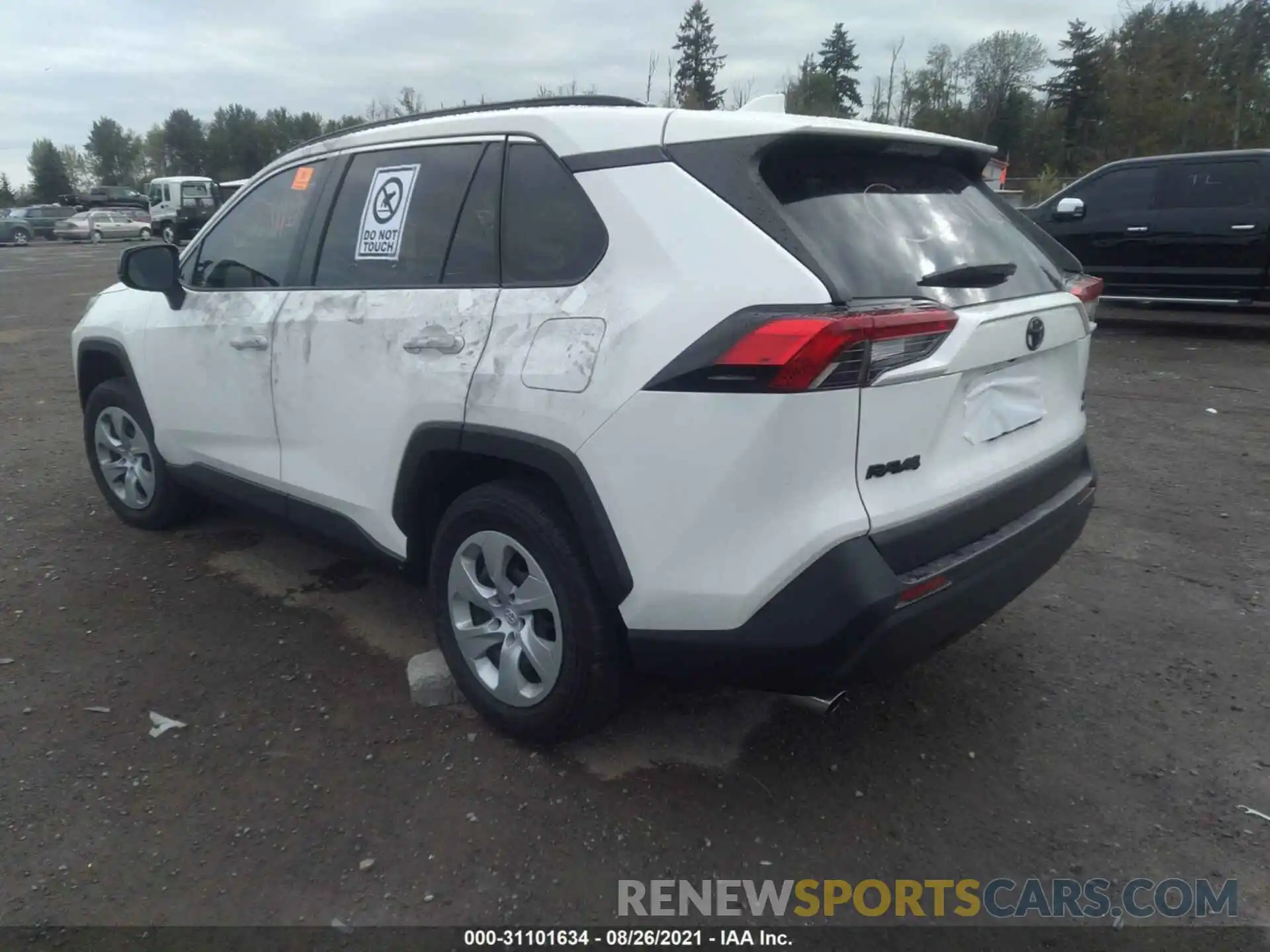 3 Фотография поврежденного автомобиля JTMF1RFV5KJ018070 TOYOTA RAV4 2019