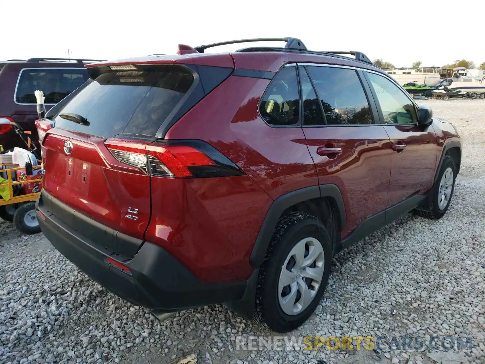 4 Photograph of a damaged car JTMF1RFV6KD003155 TOYOTA RAV4 2019