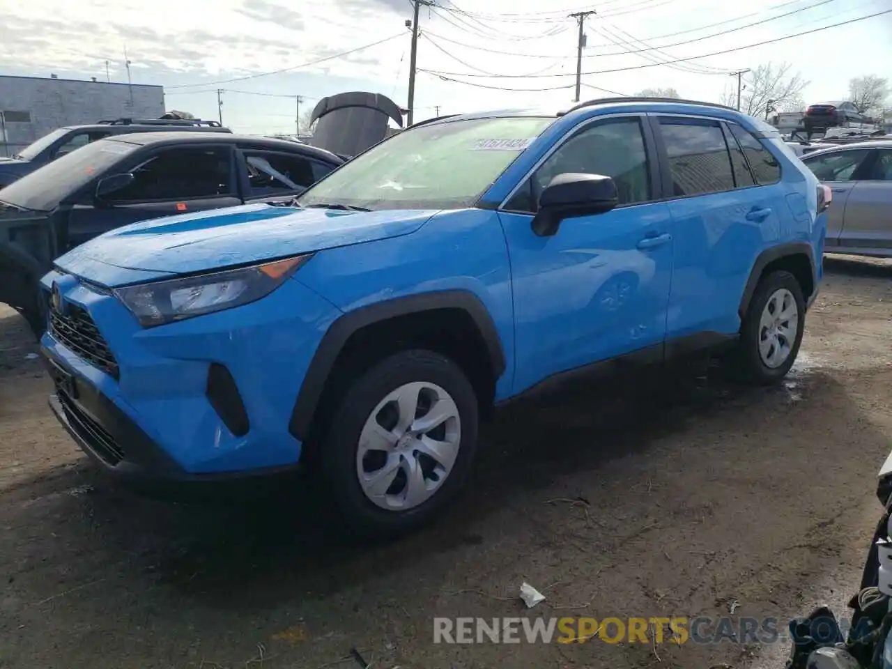 1 Photograph of a damaged car JTMF1RFV6KD013152 TOYOTA RAV4 2019