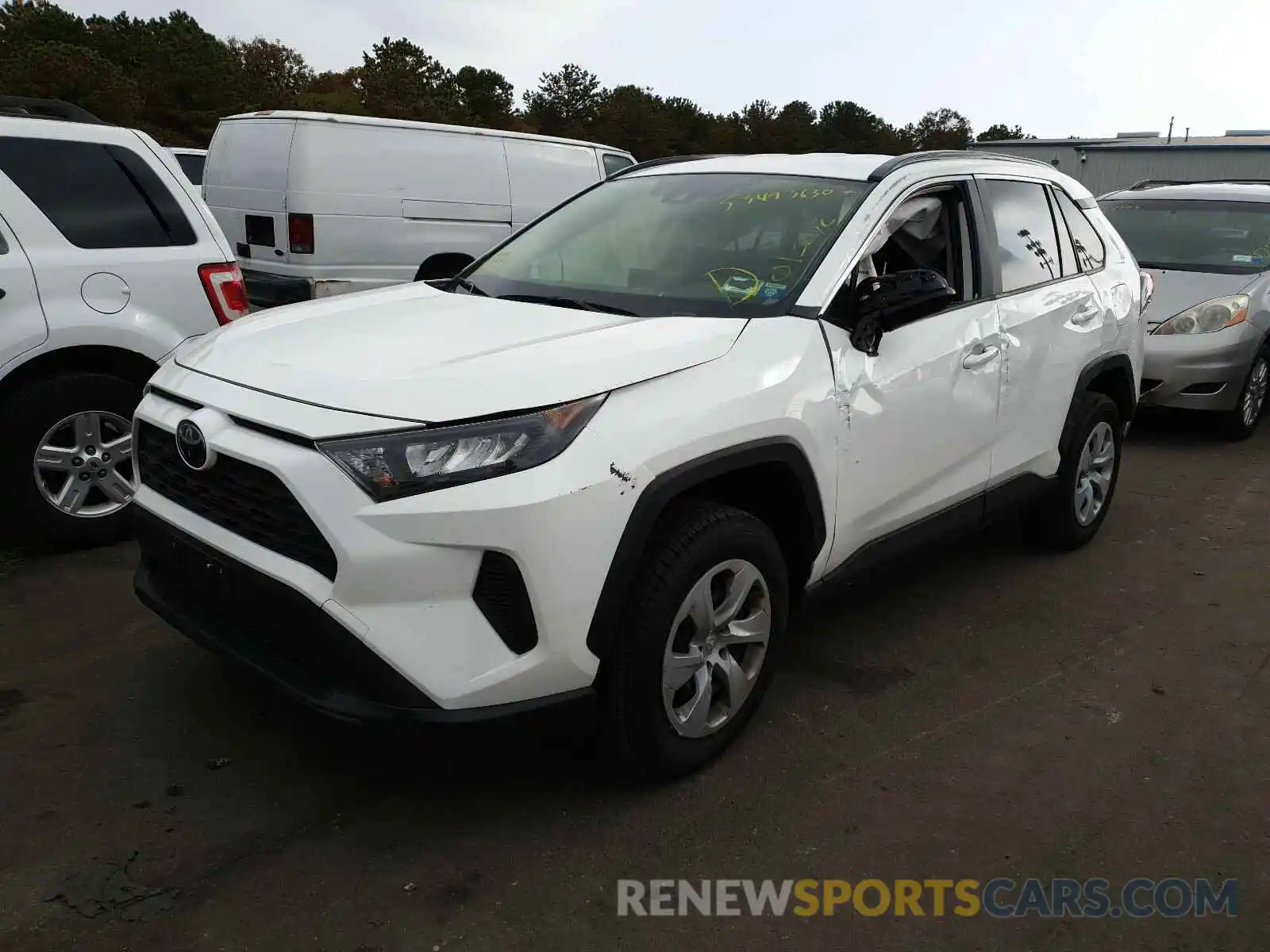 2 Фотография поврежденного автомобиля JTMF1RFV6KD013278 TOYOTA RAV4 2019