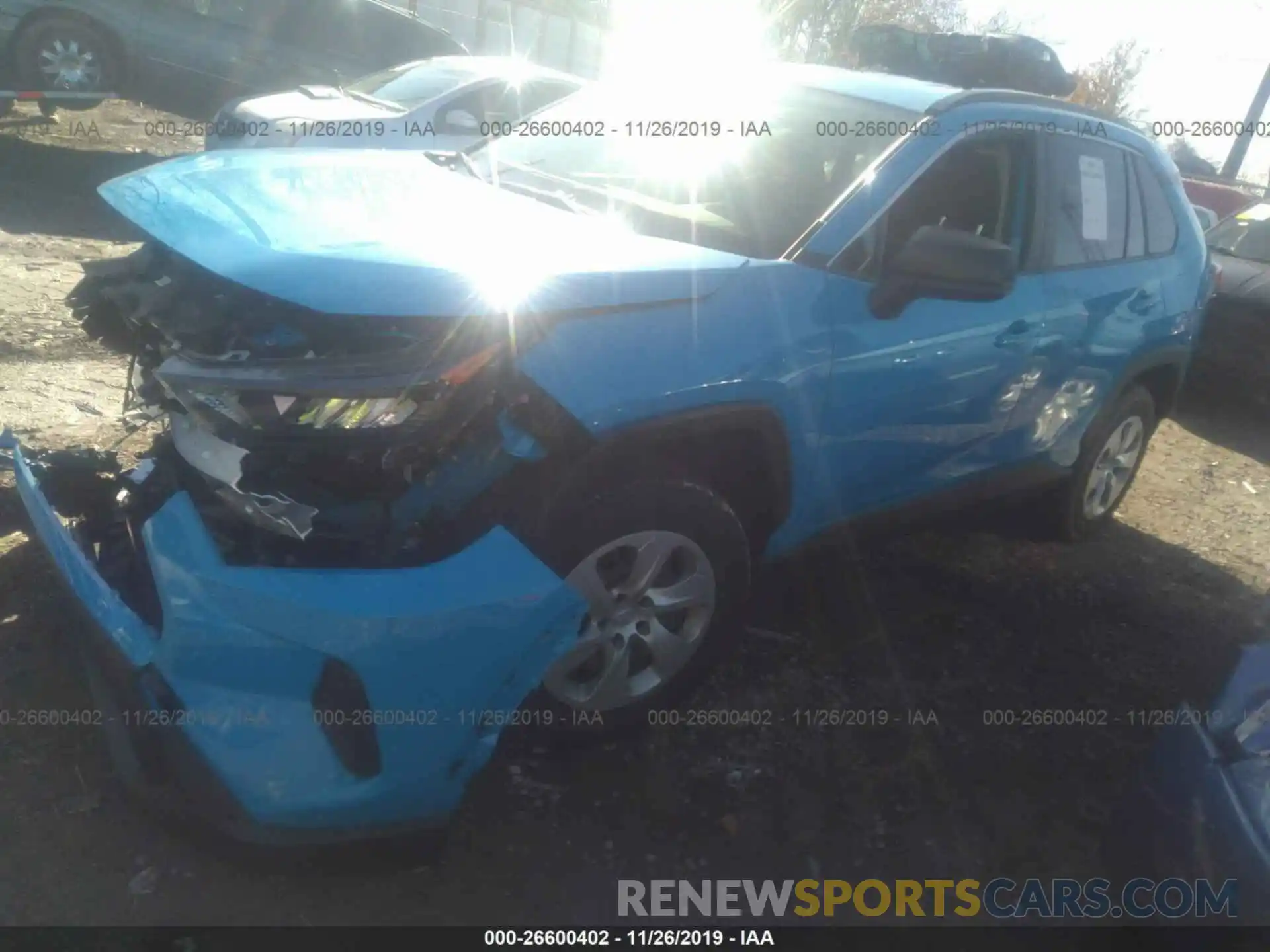 2 Photograph of a damaged car JTMF1RFV6KD022675 TOYOTA RAV4 2019